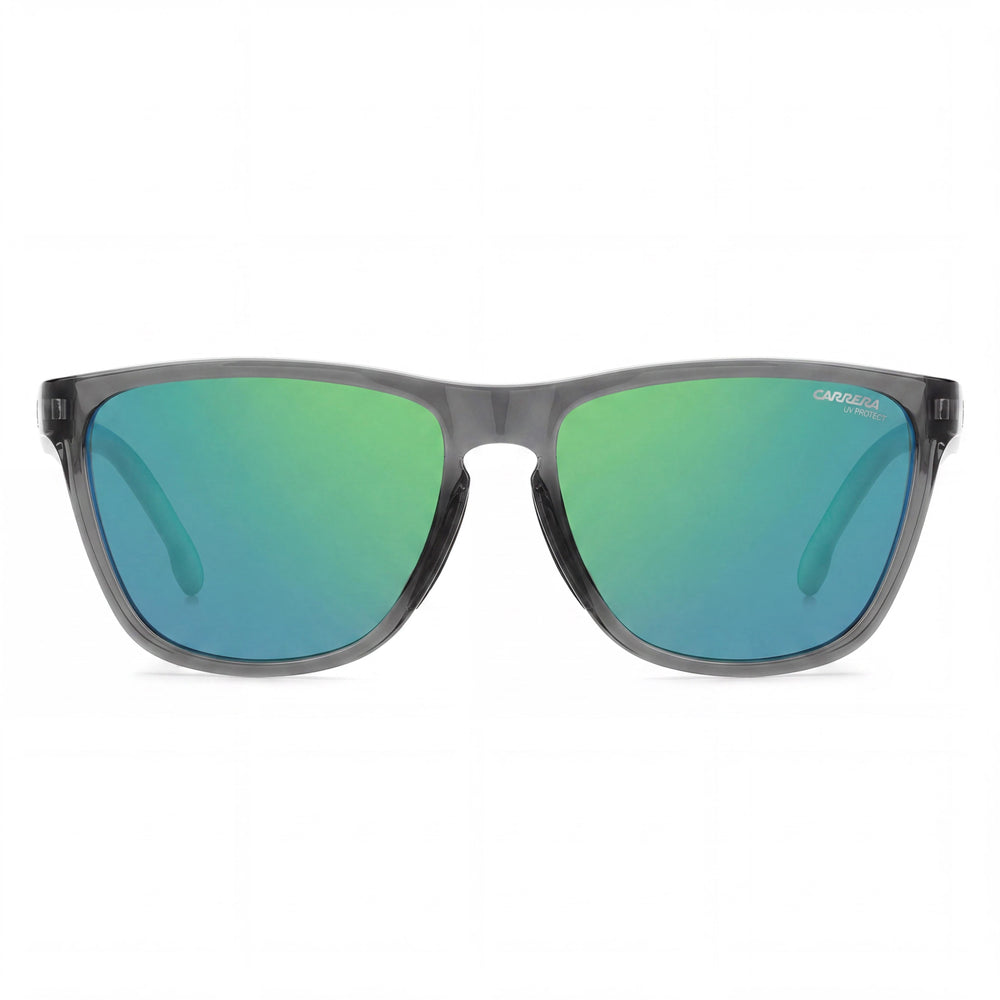 Carrera Modern 8058/s Men's Grey Polyamide Polarized Green Multilayer UV Protection Sunglasses 56mm