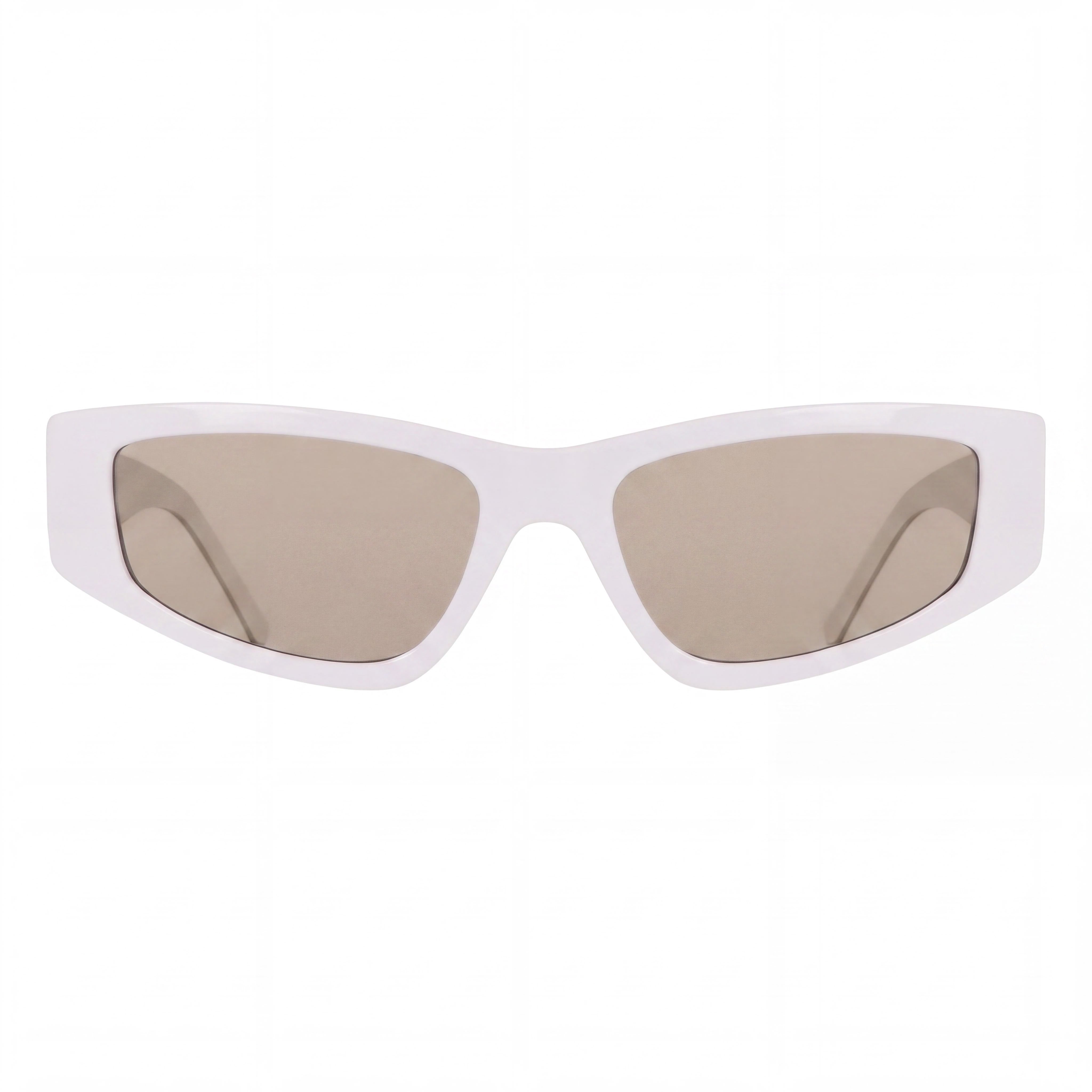 DKNY Women's Classic White Acetate Smoke Silver Flash Sunglasses 100% UV Protection 55-17-140, Photo 2