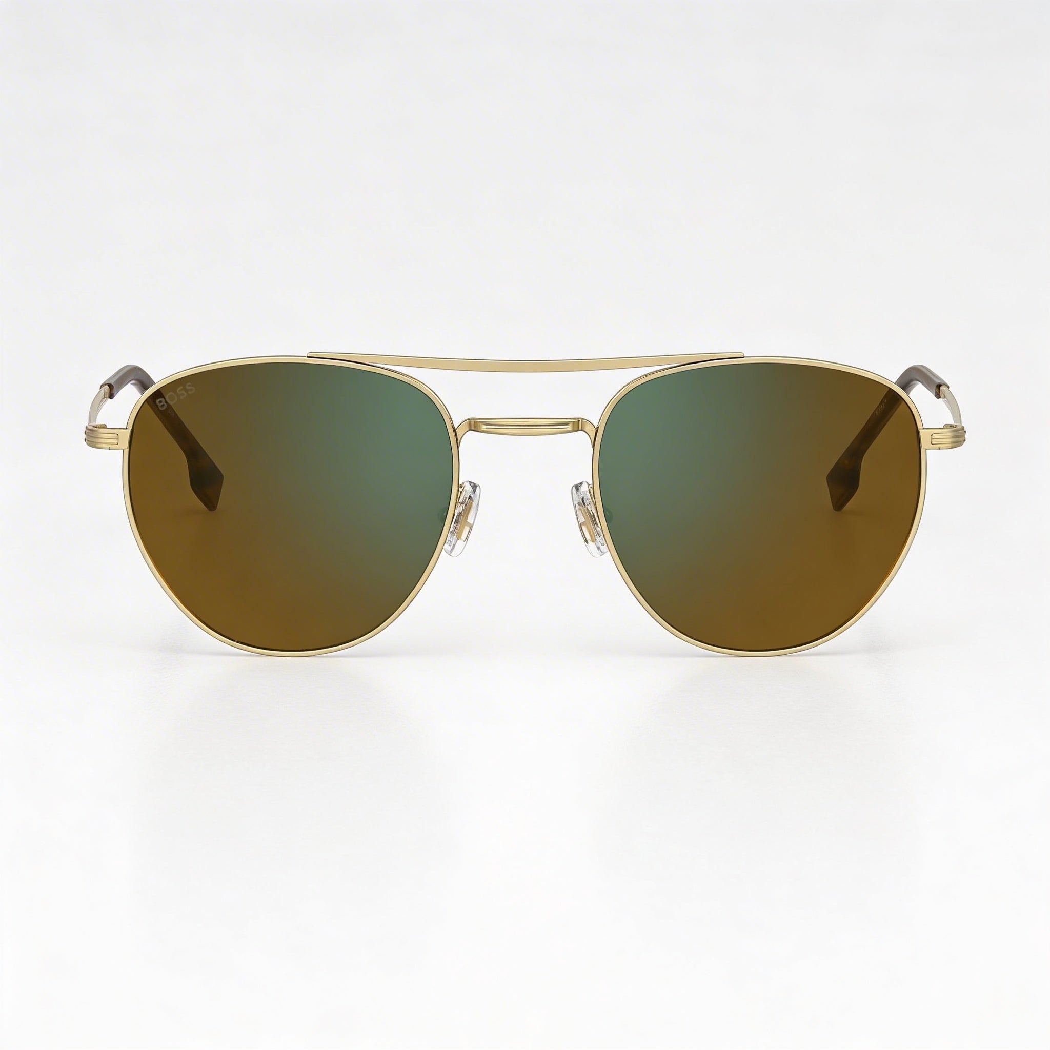 Hugo Boss Modern Women's Black Gold Stainless Steel Non-Polarized 100% UV Protection Sunglasses 53mm, Photo 3