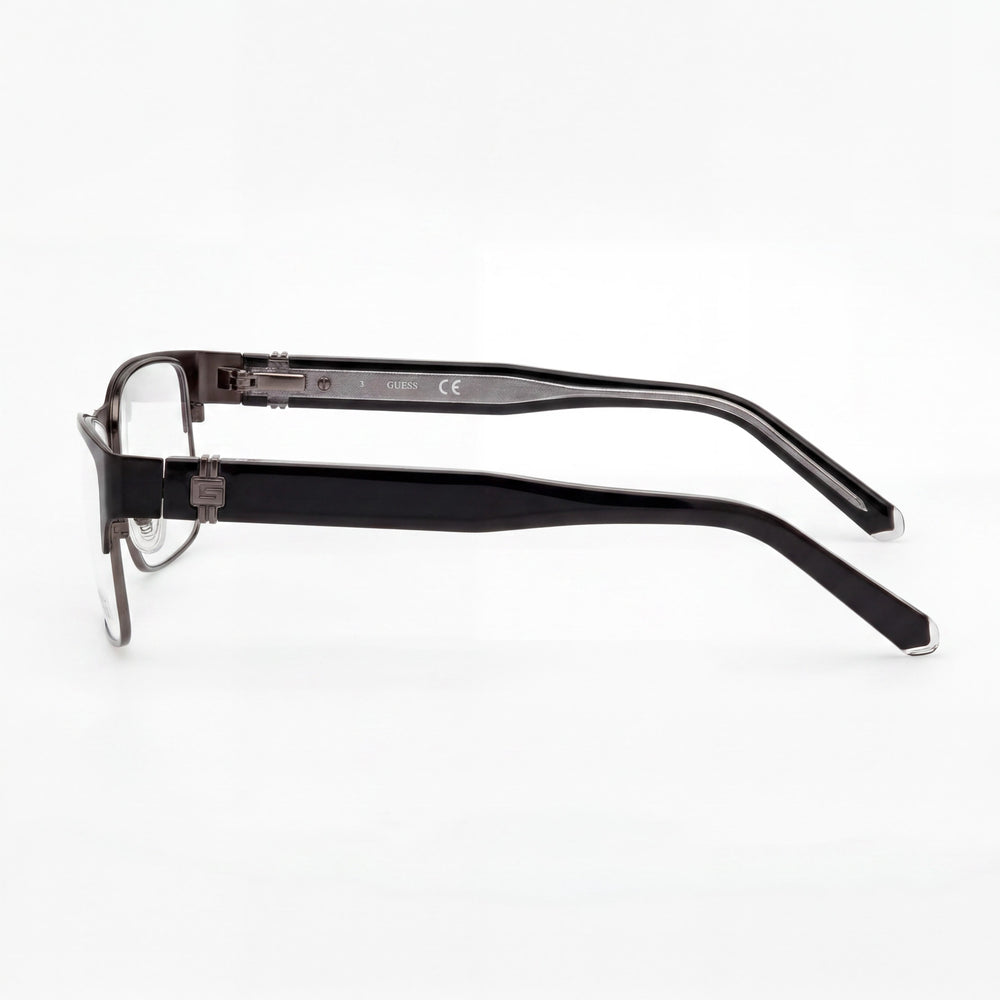 GUESS Women's Modern Professional Acetate Eyeglasses with Matte Black Frame, Size 54-17-145