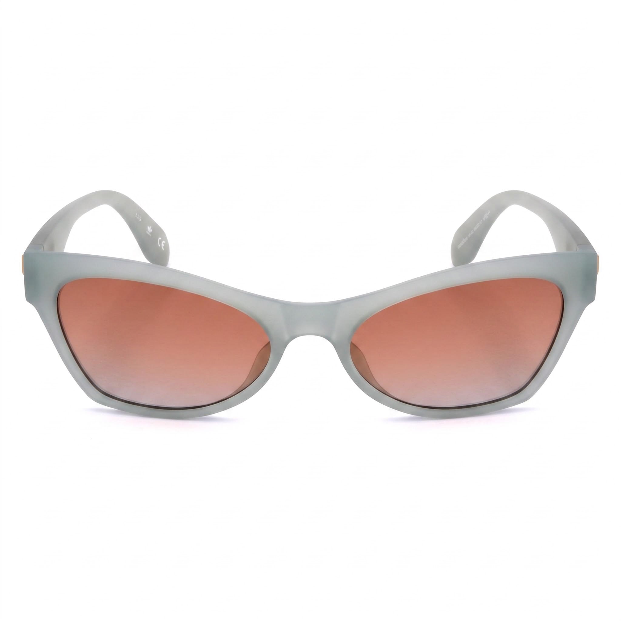 Gafas de sol Adidas Originals Contemporaneo para mujer, de acetato azul claro mate, con efecto ojo de gato, marrón, con protección UV y 54 mm, Photo 2