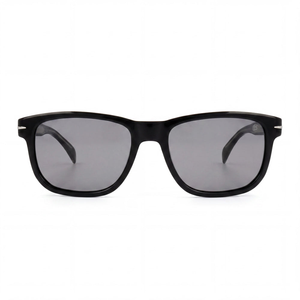 Gafas de sol David Beckham Db 1045/S unisex negras y plateadas de acetato con protección UV 54mm