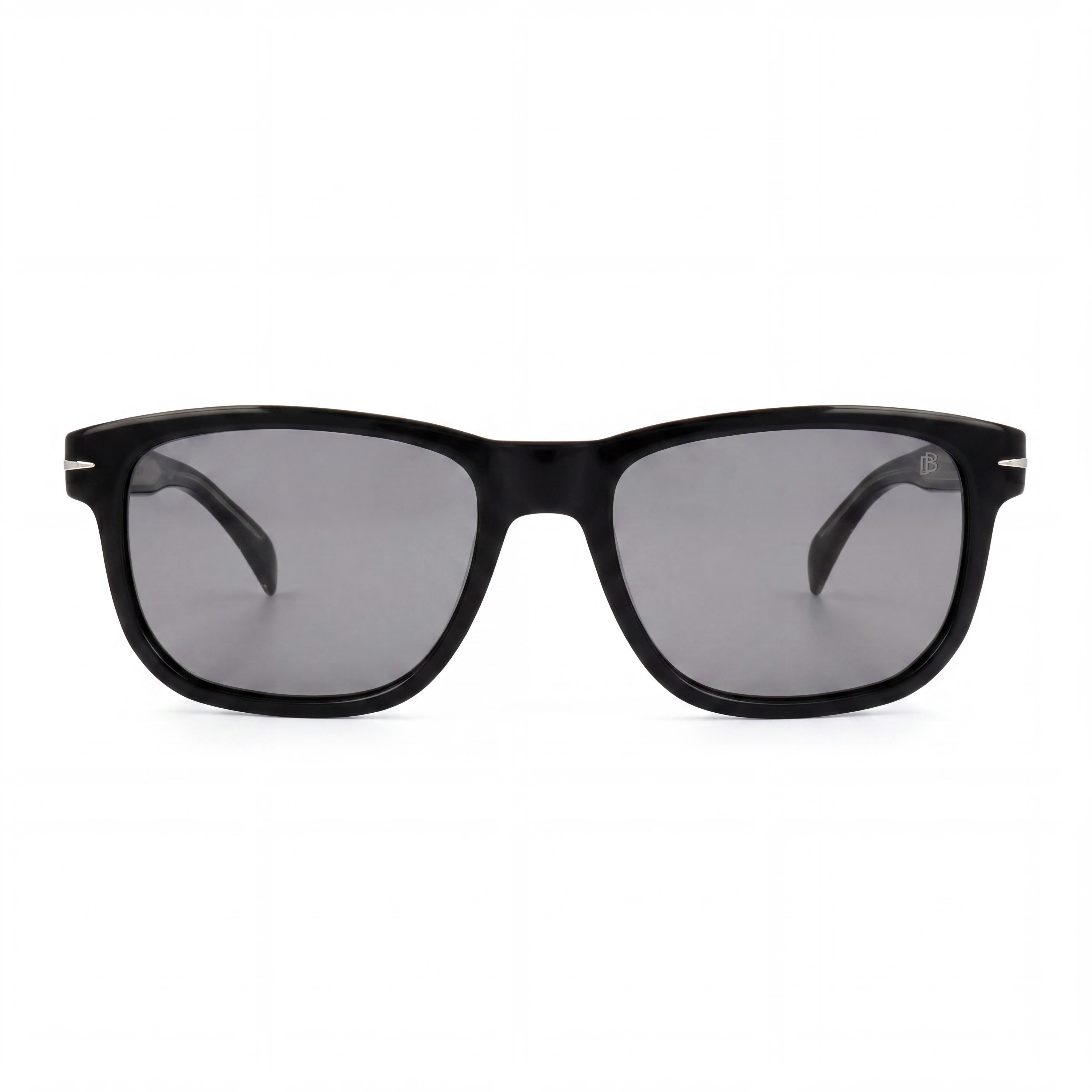 Gafas de sol David Beckham Db 1045/S unisex negras y plateadas de acetato con protección UV 54mm, Photo 2