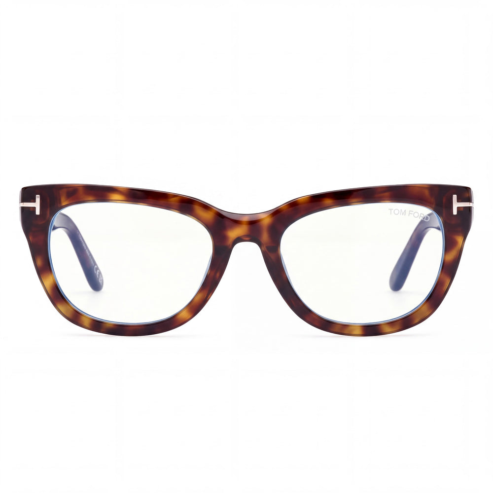 Marcolin Ft6066-b Unisex Classic Dark Havana Blue Filter Plastic Non-Polarized Sunglasses 53mm