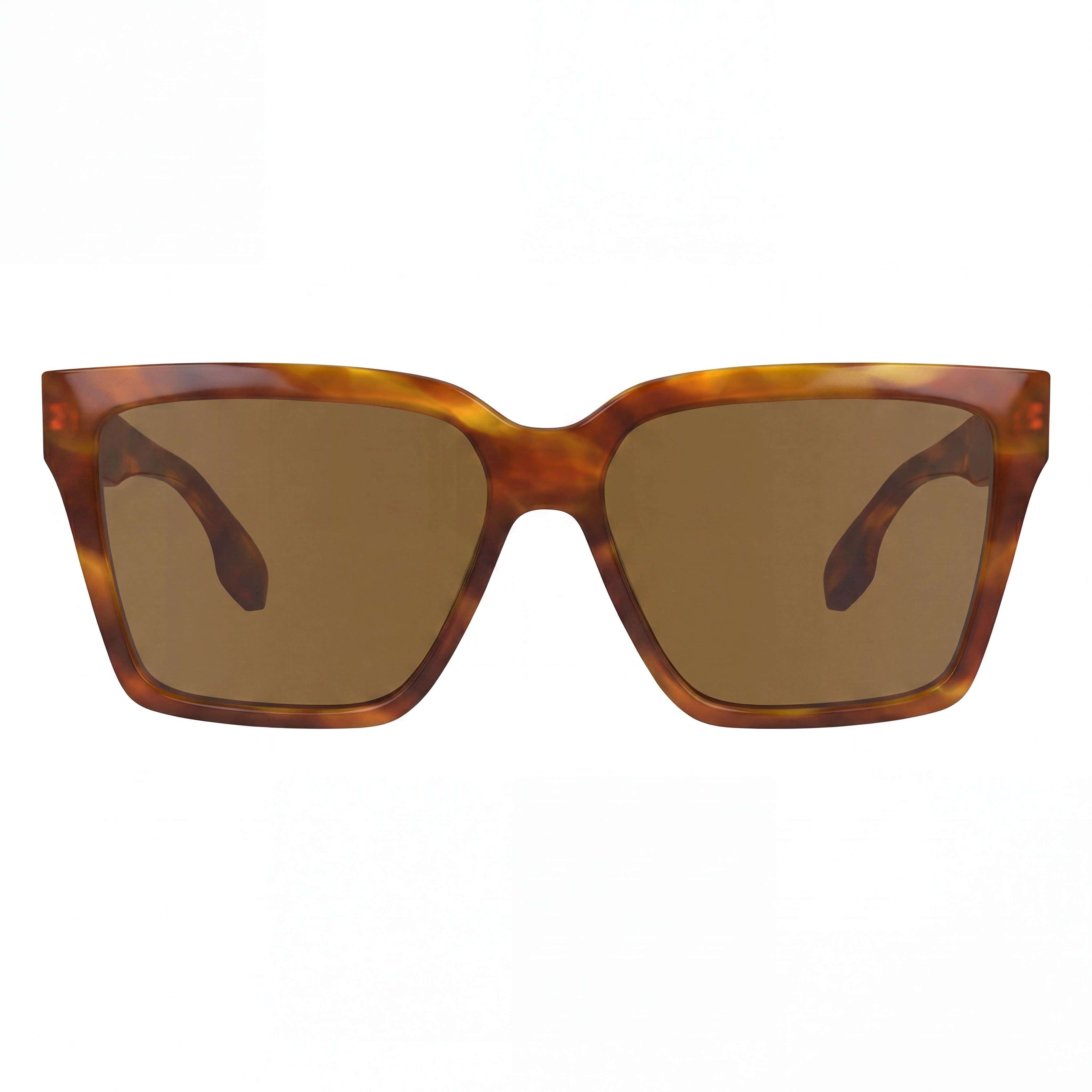 Victoria Beckham Vb672s Women's Square Striped Blonde Havana Non-Polarized Sunglasses, Photo 2