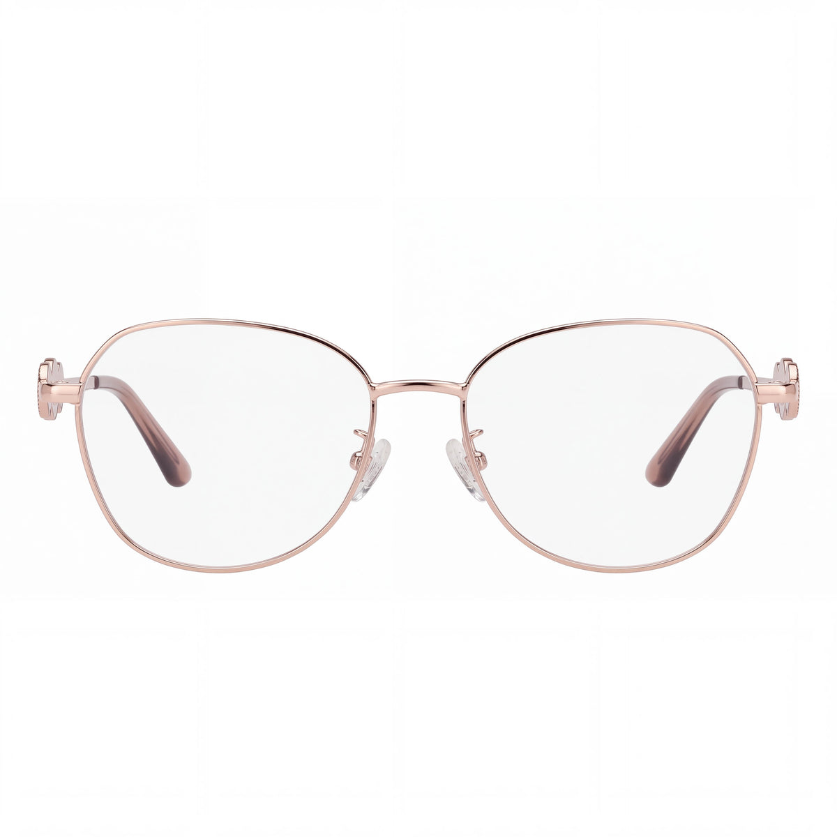 GUESS Gu50256-d Black Frame Material in Shiny Rose Gold Polycarbonate Lens Unisex Eyewear 52mm, Photo 2