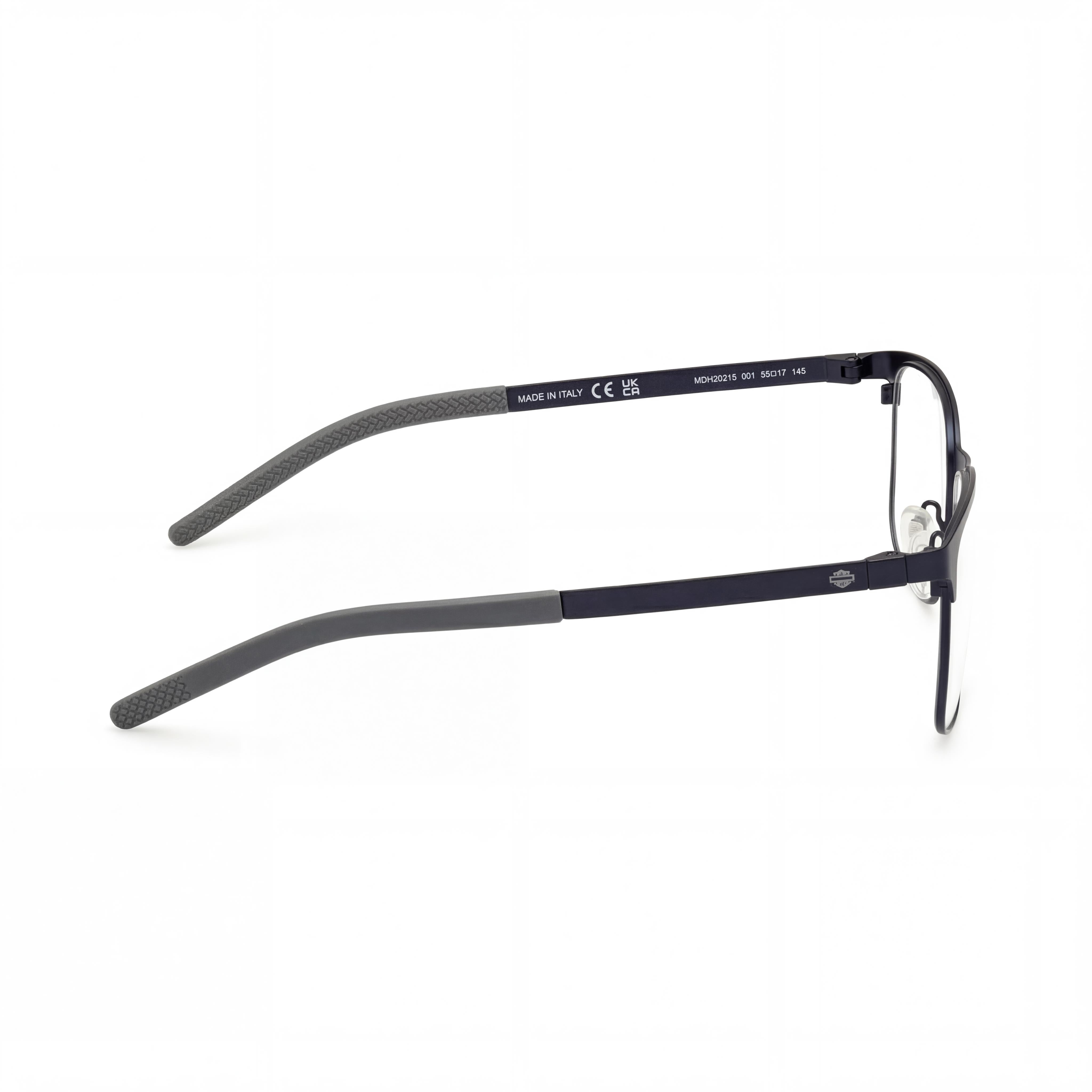 Harley-Davidson Hd50018 Men's Matte Blue Metal Frame Non- Eyewear Size 55-17-145mm, Photo 2