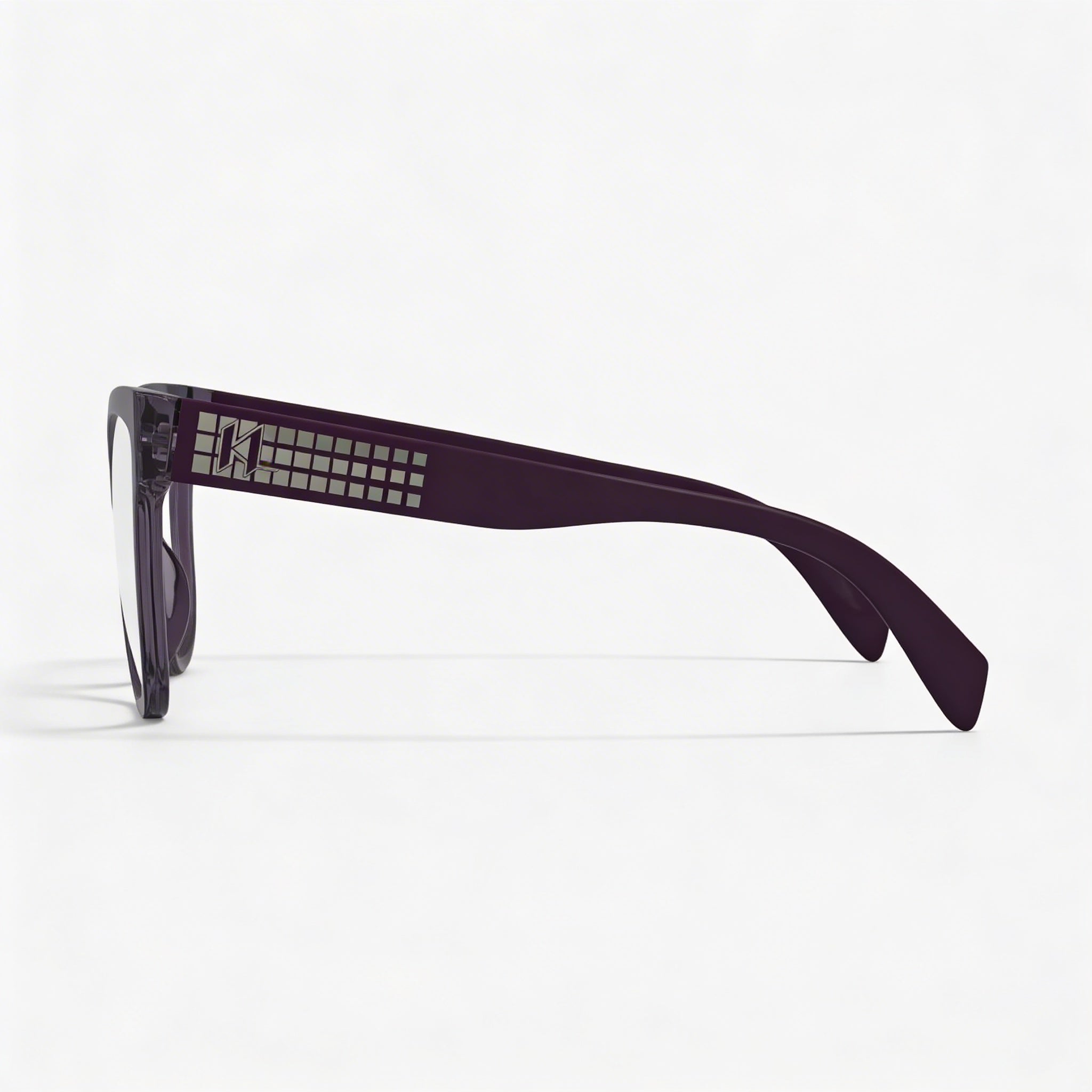 KARL LAGERFELD Modern Collection Women's Violet Injected Frame Eyeglasses with Polycarbonate Lenses 53mm, Photo 3