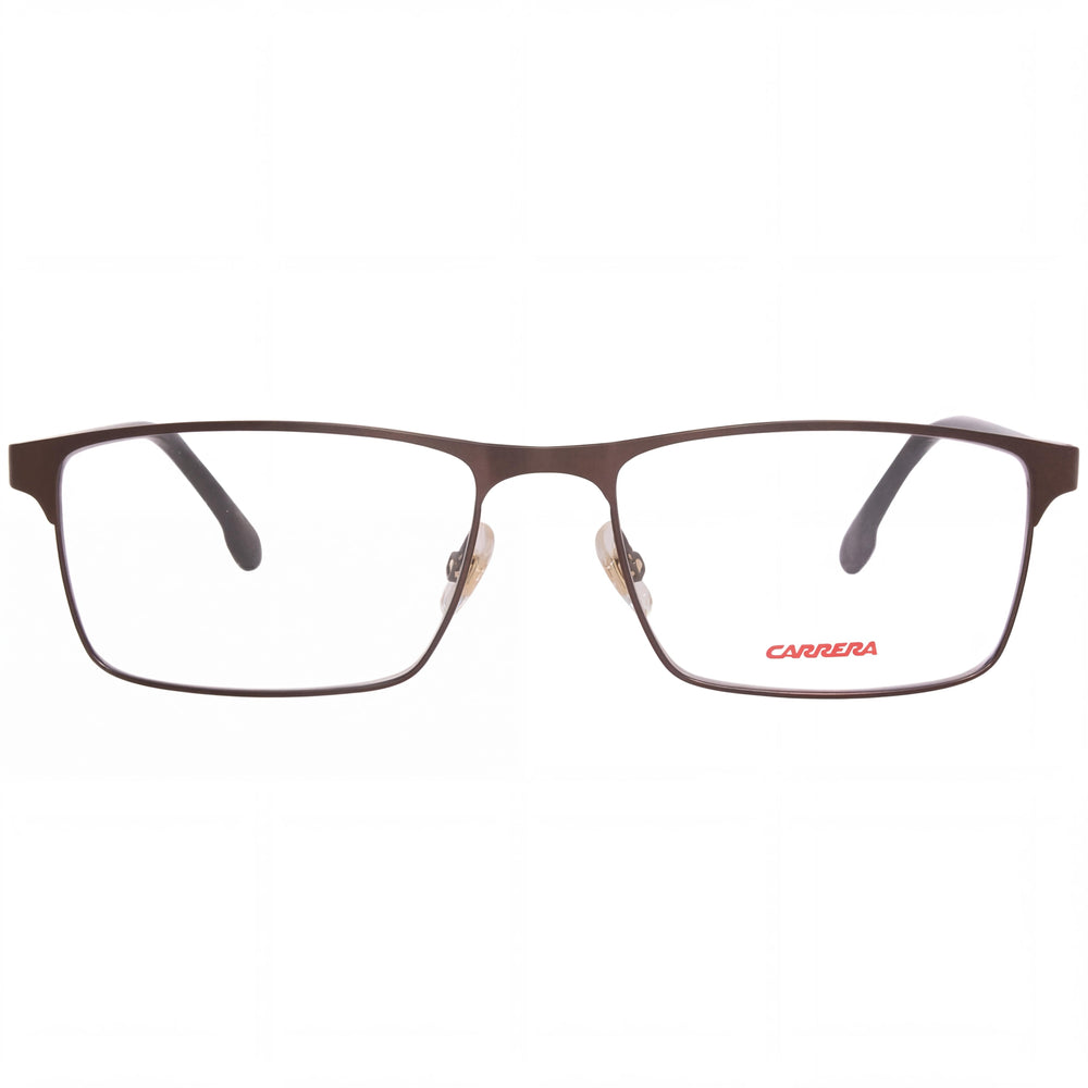Gafas de sol unisex Carrera Modern Collection con montura de acero de aleación y lentes de policarbonato en acabado bronce mate, 58 mm de ancho de lente