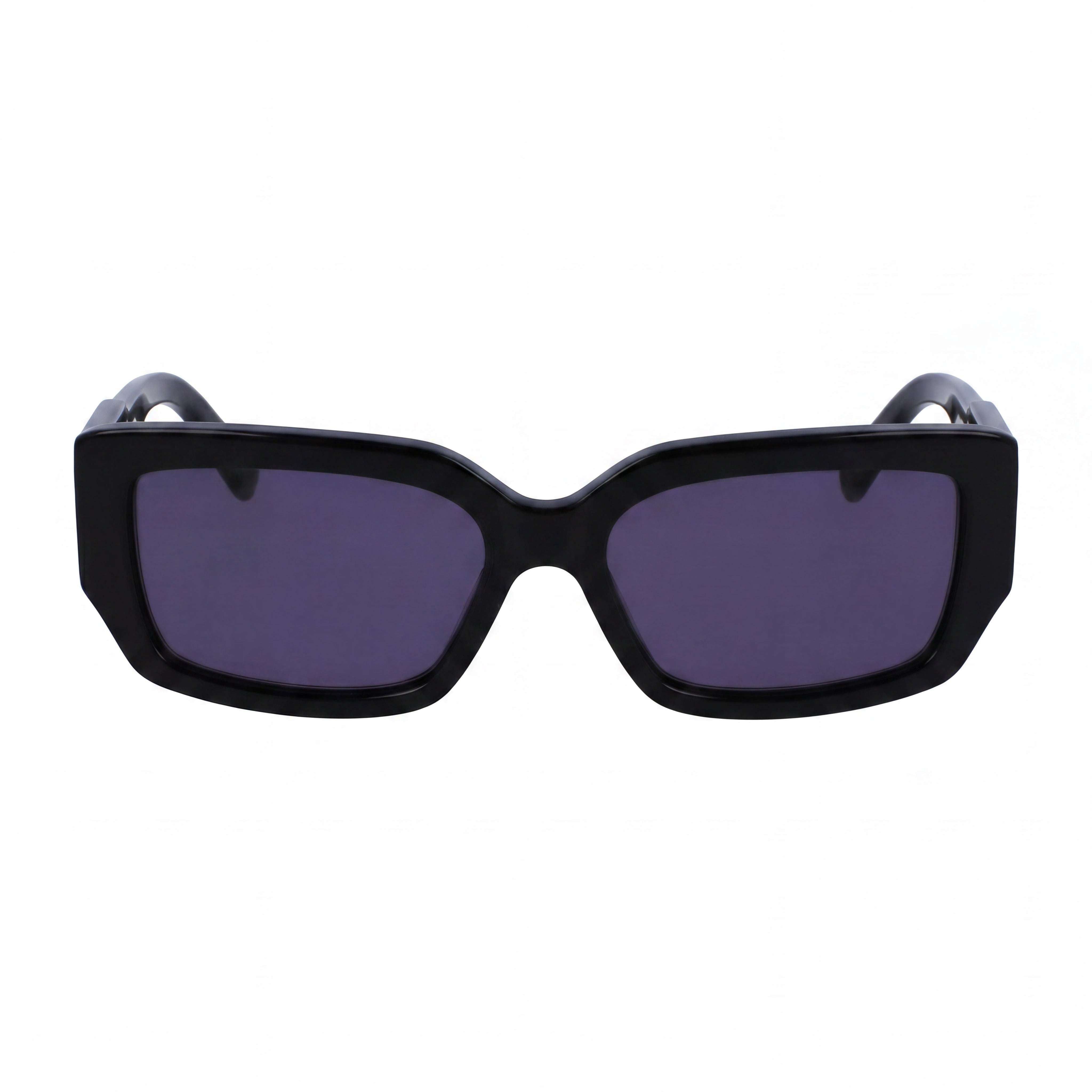 Gafas de sol rectangulares Lacoste L6021s gris metálico para mujer, 55 mm, Photo 2