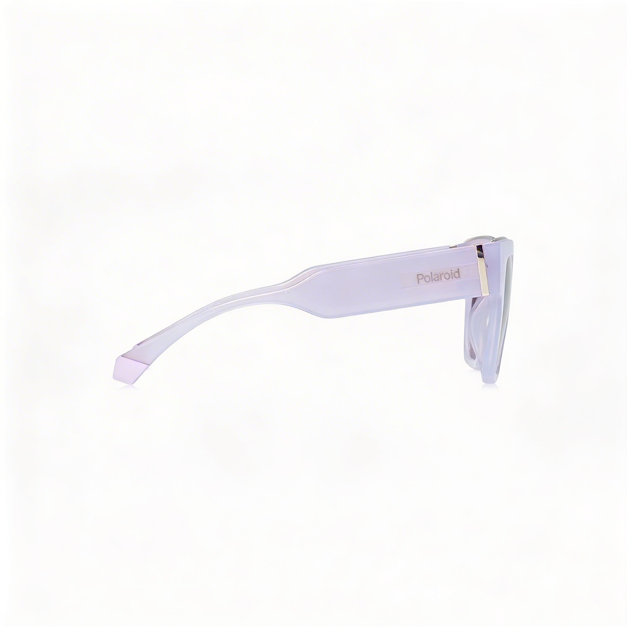 Polaroid Casual Unisex Lilac Polycarbonate Frame Sunglasses with Grey Non-Polarized Lenses 52-18-140, Photo 3