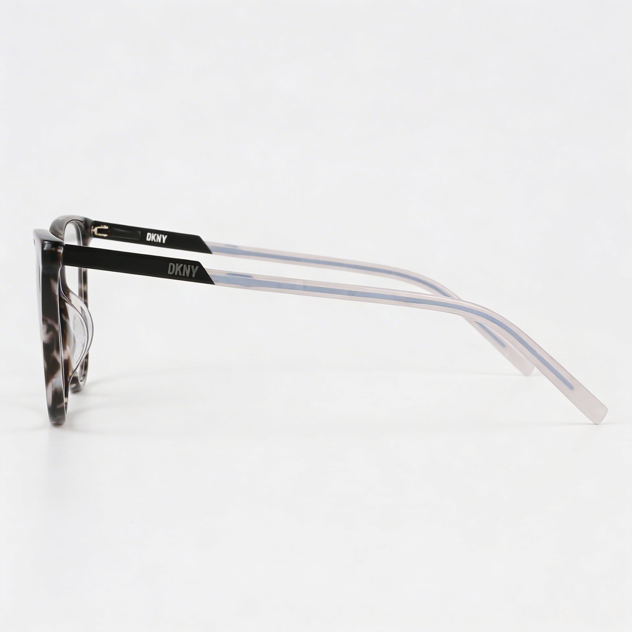DKNY Classic Women's Acetate Black Tortoise Frame Eyeglasses, Lens Width 52mm, Bridge 17mm, Temple 140mm, Photo 2