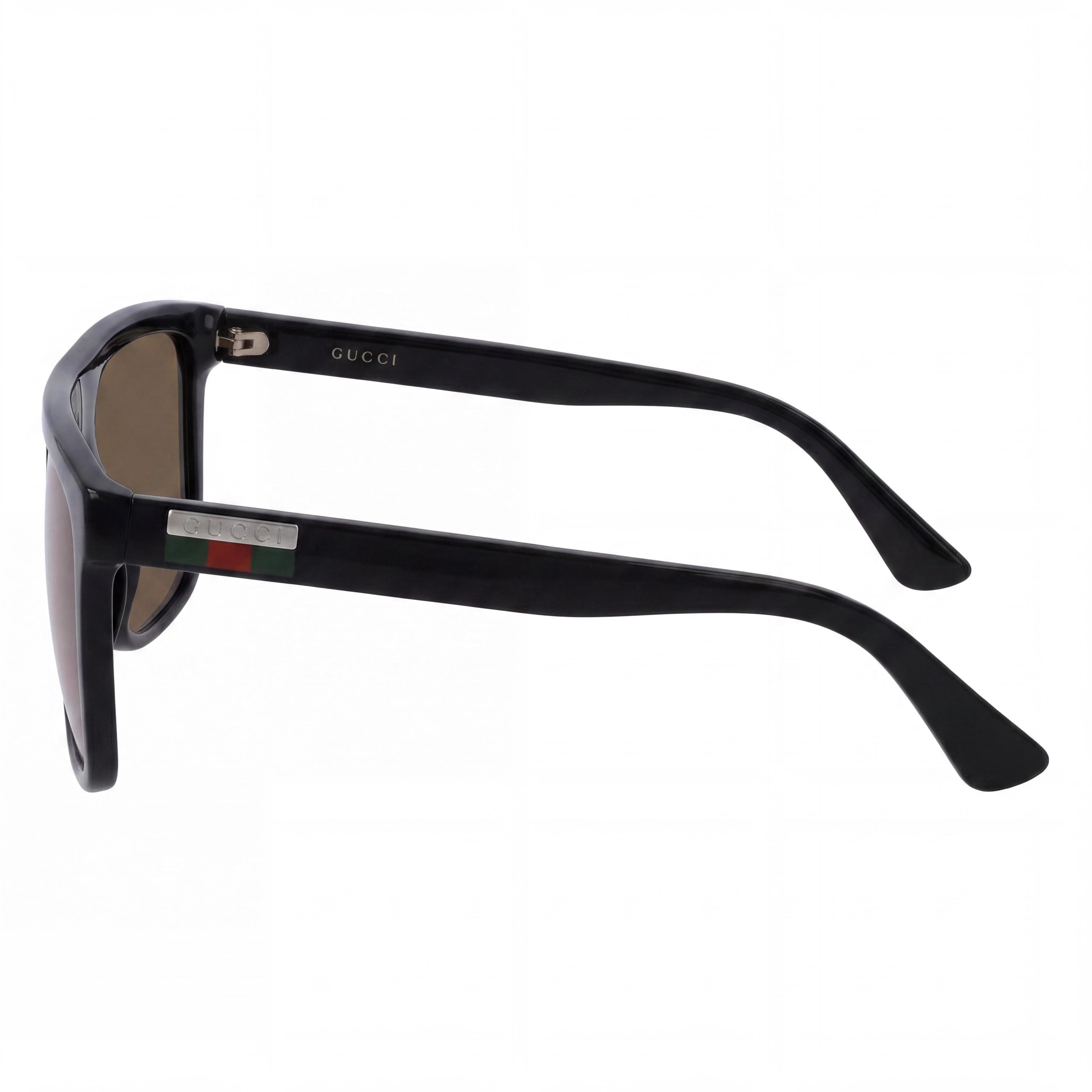Gucci Women's Gucci Logo GG0748S Injected Plastic Black Brown UV Protected Non-Polarized Sunglasses 59mm, Photo 3