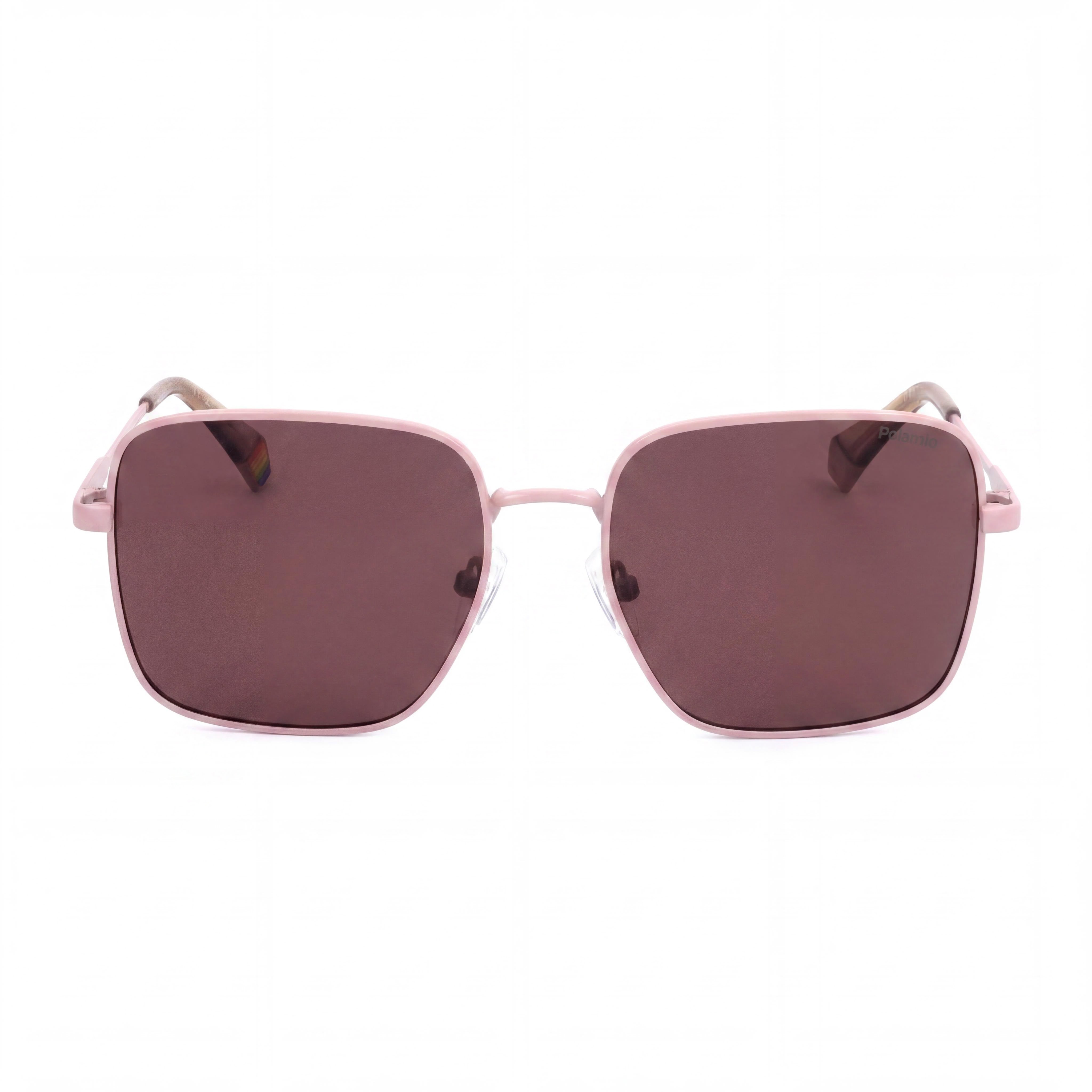 Polaroid PLD 6194/S/X Matte Pink Square Sunglasses for Women, 56mm, Photo 2