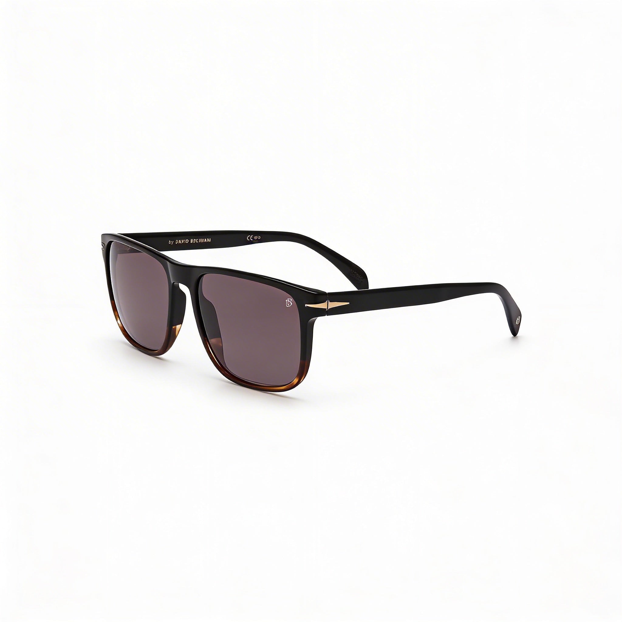 Gafas de sol David Beckham DB 1060/S unisex con montura de plástico y lentes de policarbonato no polarizadas de cuerno negro de 57 mm, Photo 3