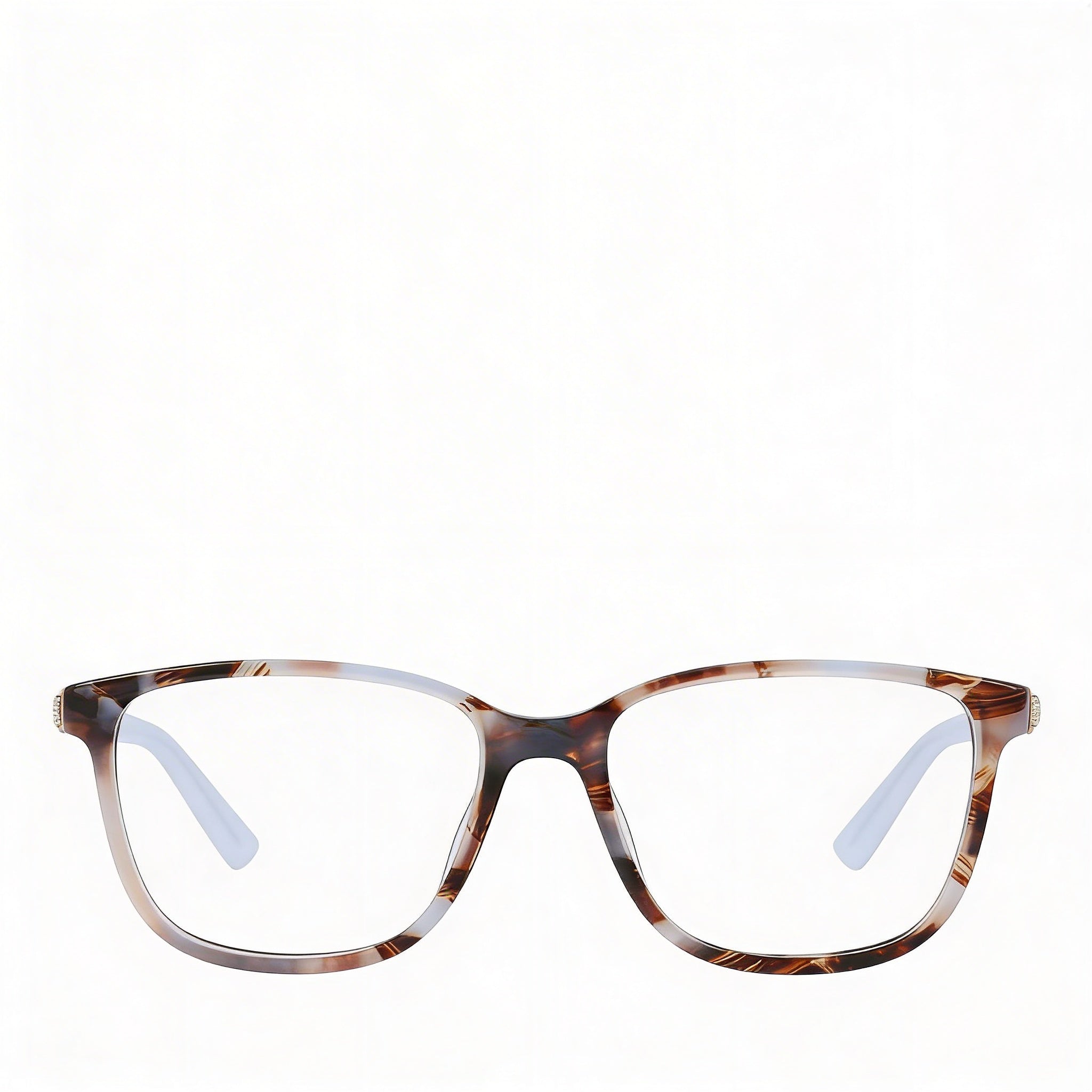 Gafas Cole Haan Ch5043 para hombre, con montura metálica en carey marrón y lentes transparentes (53-16-135), Photo 2