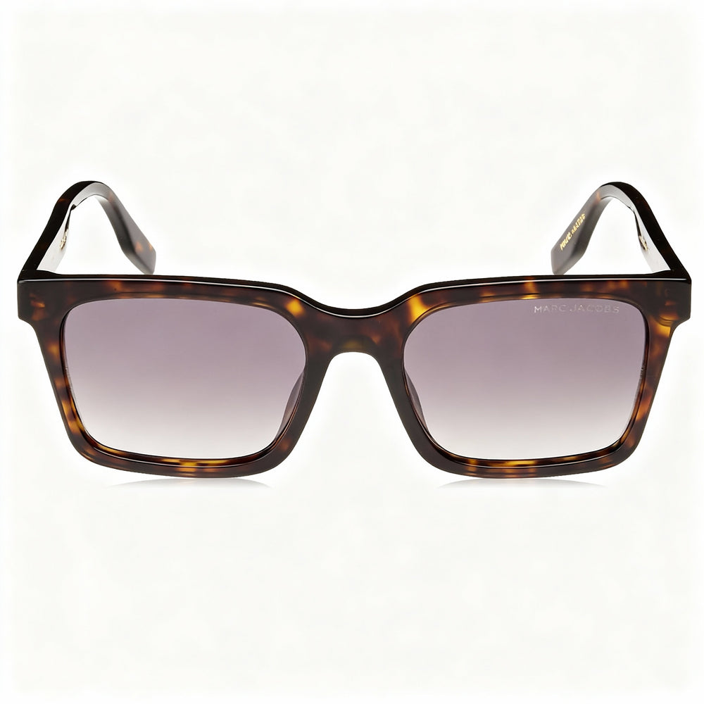 Gafas de sol Marc Jacobs Marc 719/S para hombre, rectangulares, de acetato, con protección UV y sin polarizar, color verde habano/sombreado verde, 53 mm