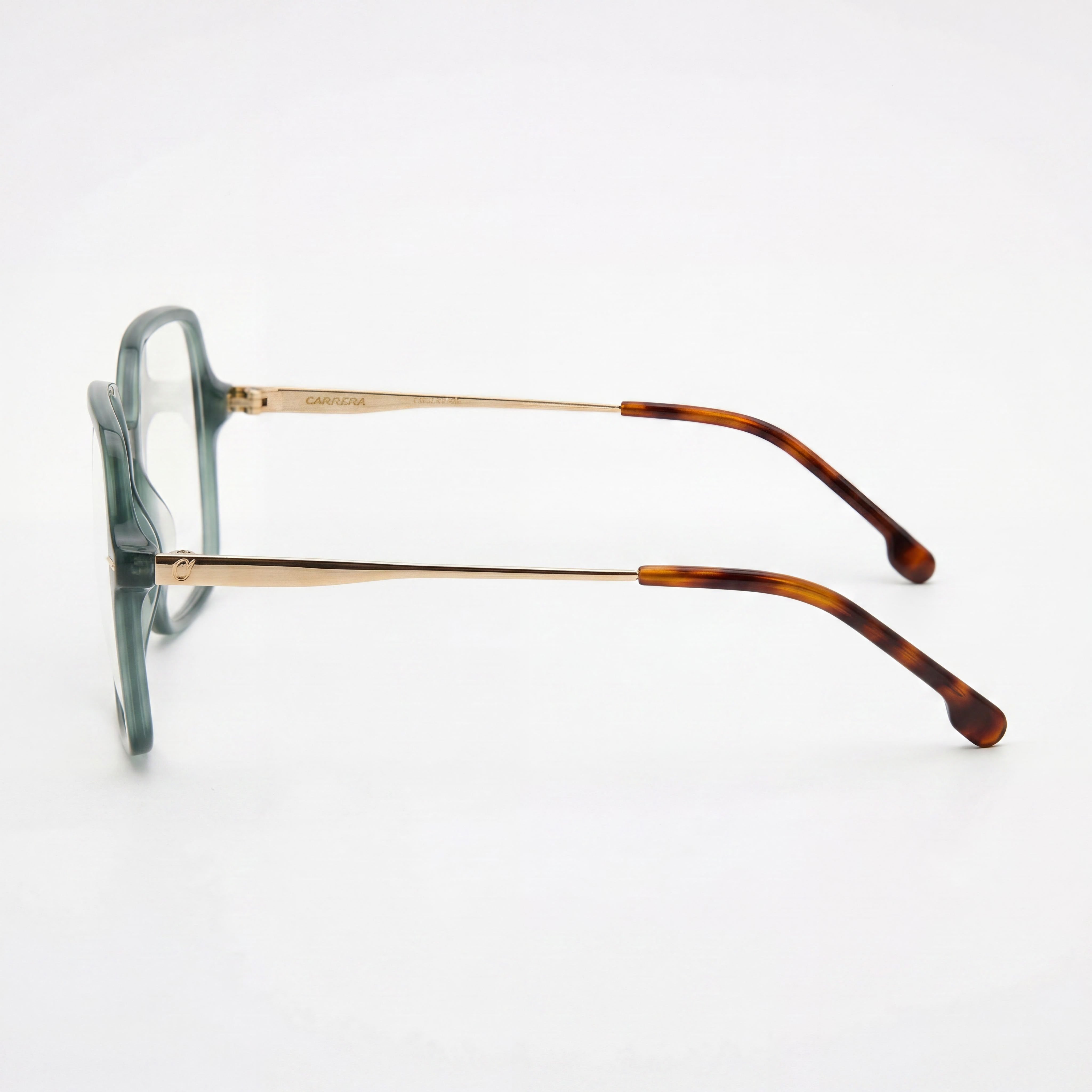 Carrera Casual Women’s Green Acetate Non Eyewear 55mm Lens Width, 16mm Bridge, 140mm Temple, Photo 2