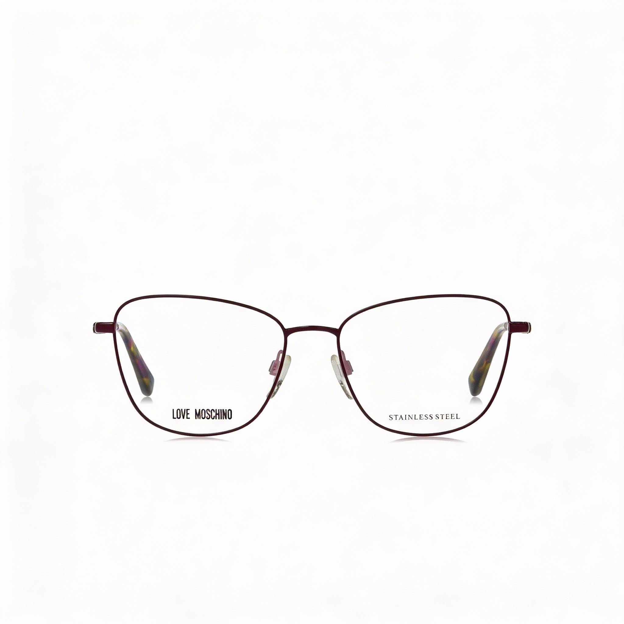Gafas de sol Love Moschino 3D Heart LMMOL5528 para mujer, de acero inoxidable y color cereza, con protección UV, talla 52-16-140, Photo 3