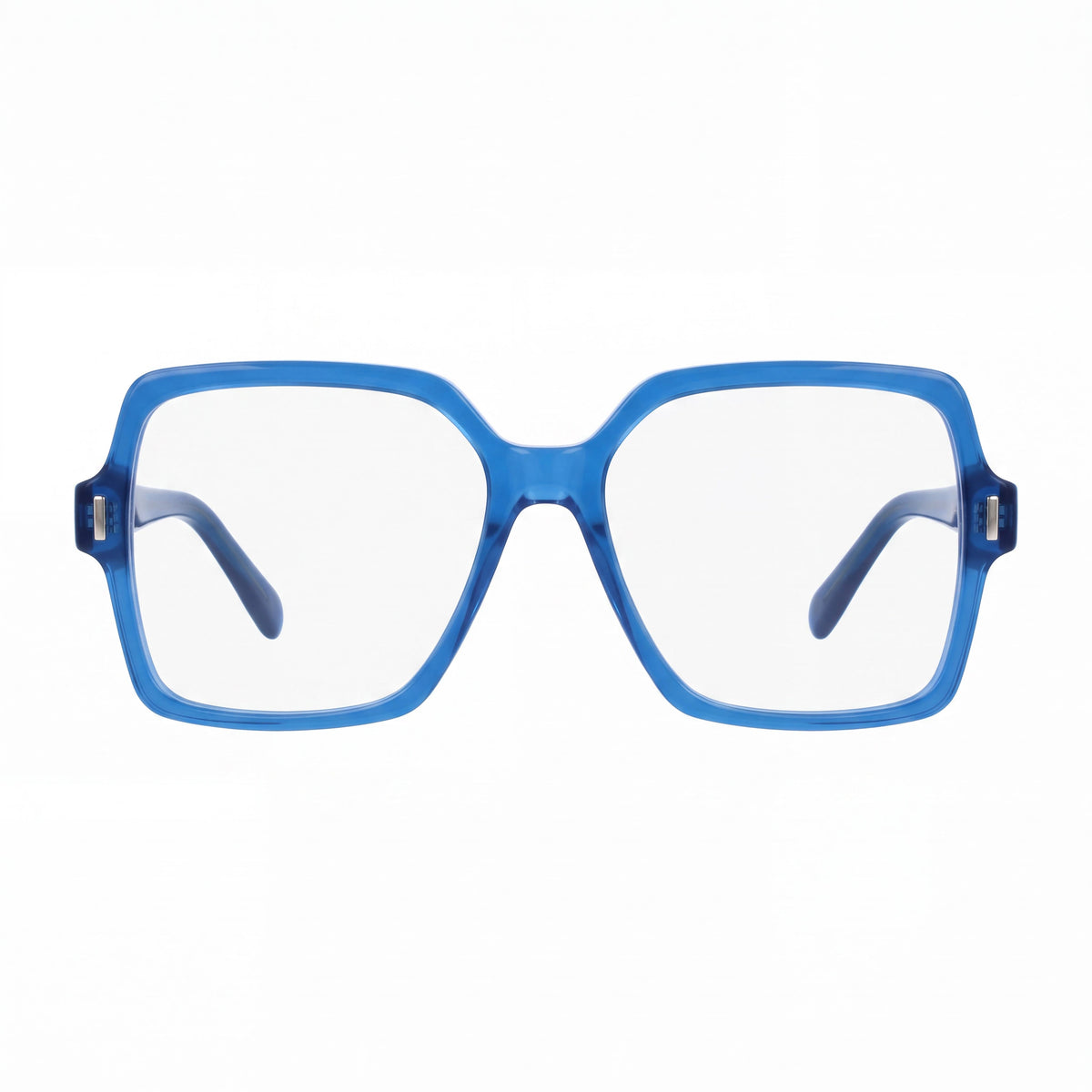Gafas Salvatore Ferragamo para hombre Sf3031 con montura de acetato azul opalino, 56-17-145 mm, Photo 2
