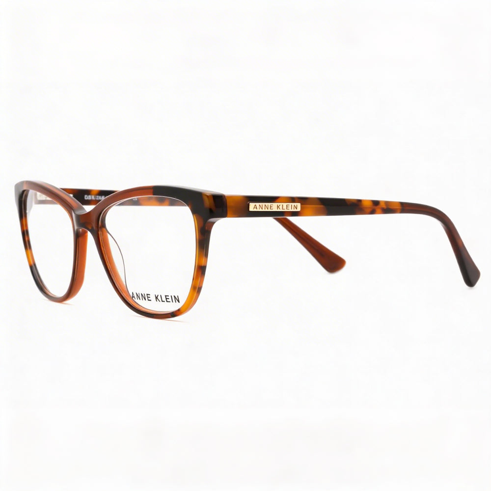 Gafas Anne Klein Ak5069 para hombre con montura metálica y lentes transparentes de policarbonato en color moca de 53 mm