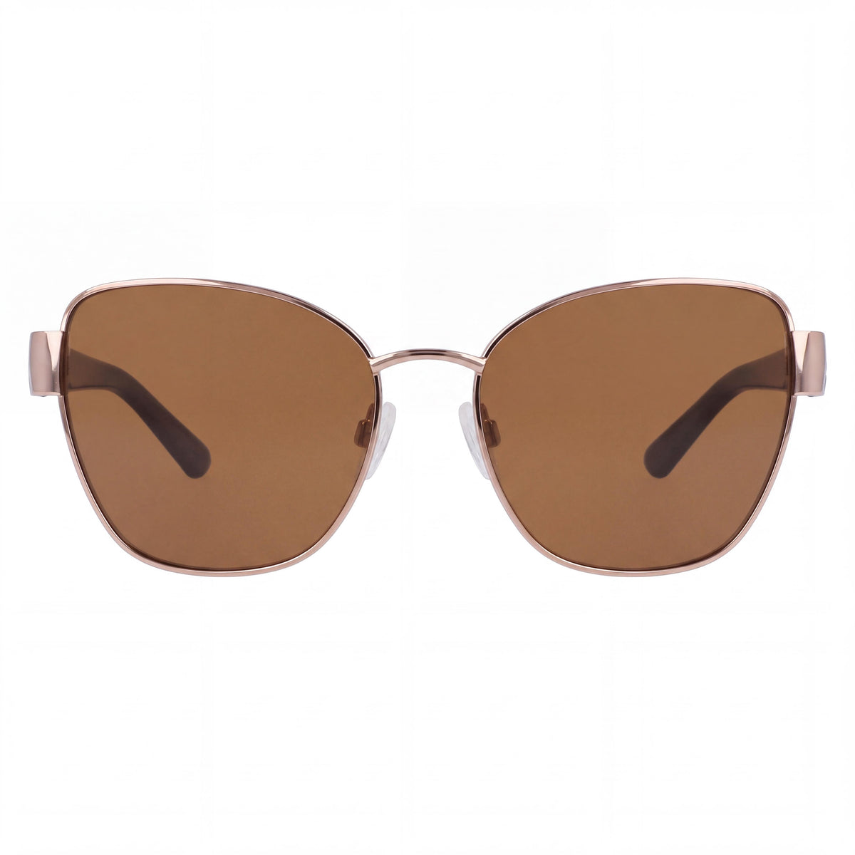 Anne Klein Modern Women's Rose Gold Acetate Frame Polarized Multicolor Polycarbonate Lens 58mm Lens Width Eyewear, Photo 2