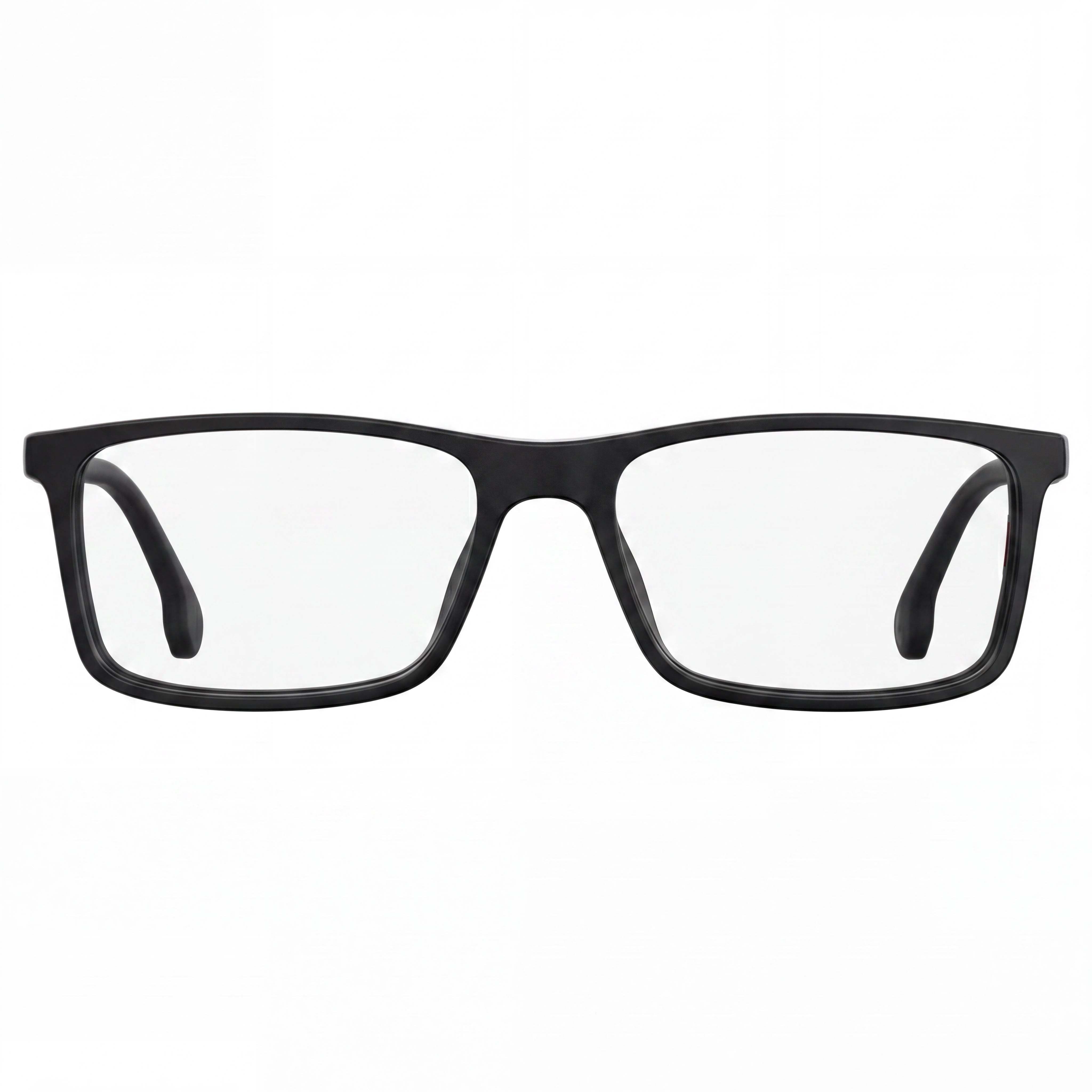Carrera 175/N Gafas de Hombre de Plástico Negro Mate con Montura Completa y Lentes Transparentes de Demostración, Listas para Graduación (53-17-145), Photo 2