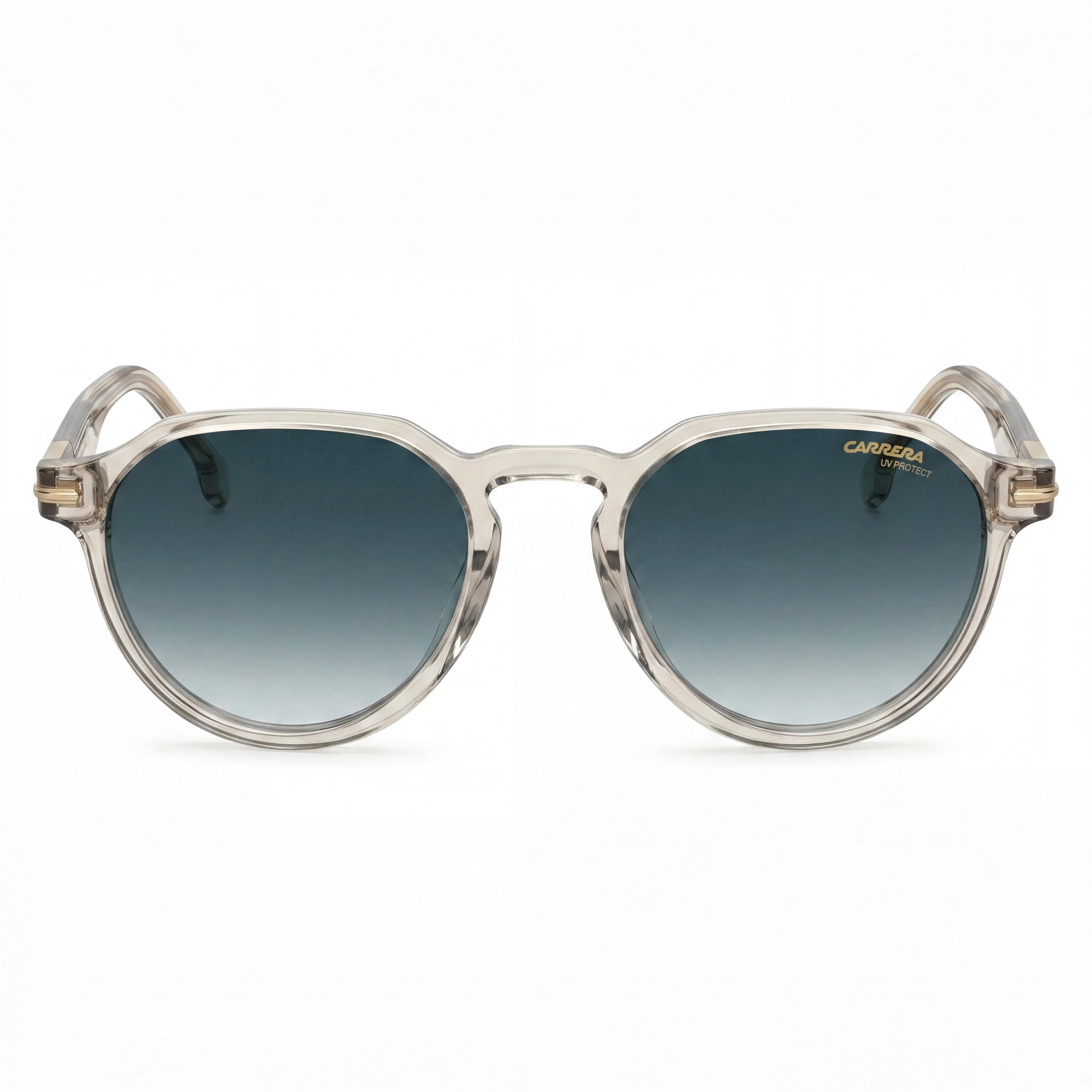 Carrera 314/S Unisex Beige Acetate Frame Dark Blue Shaded UV Protected Non-Polarized Sunglasses 50mm, Photo 2