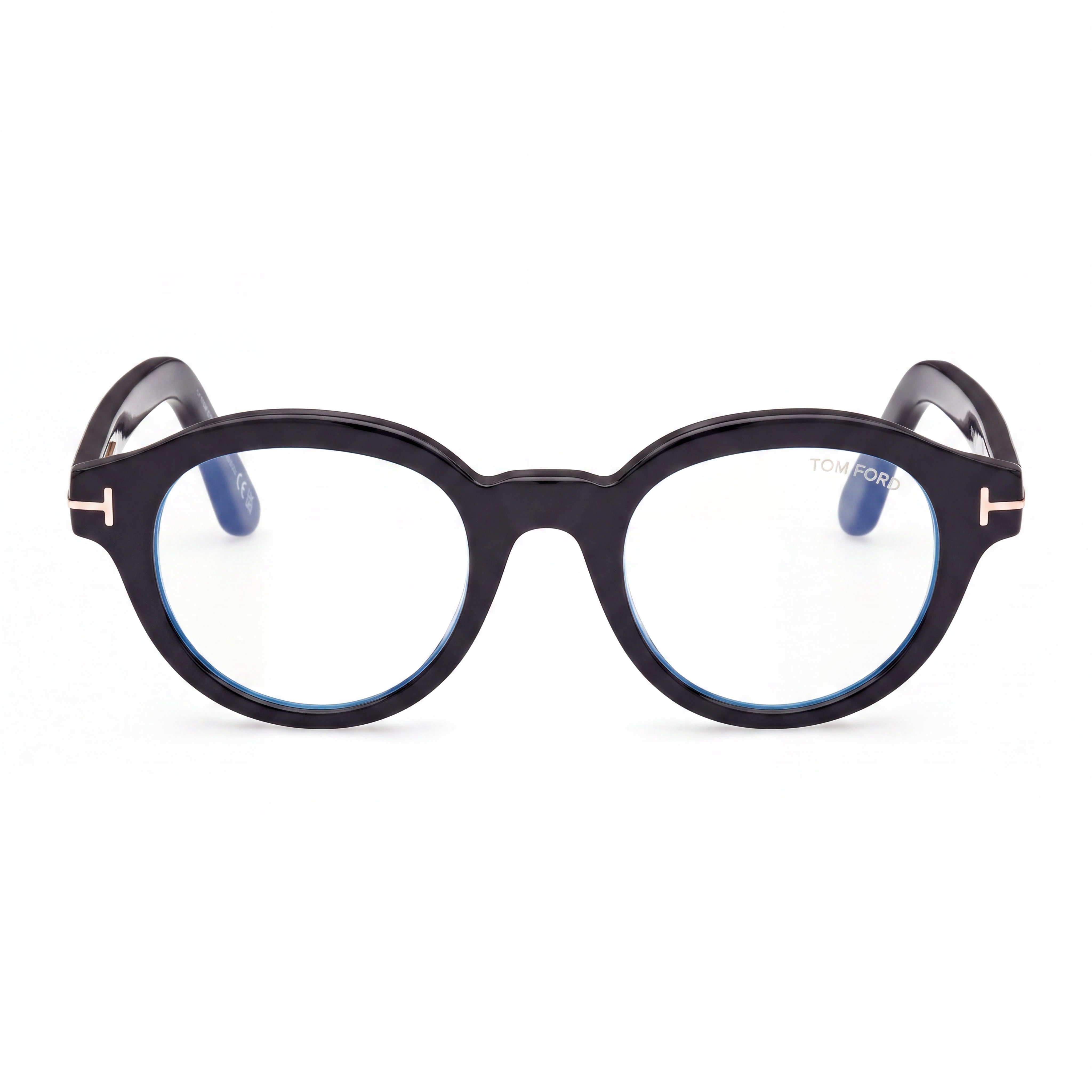 Marcolin FT6037-B Women's Shiny Black Blue Filter Plastic Frame Non-Polarized Black Lens 49mm, Photo 2