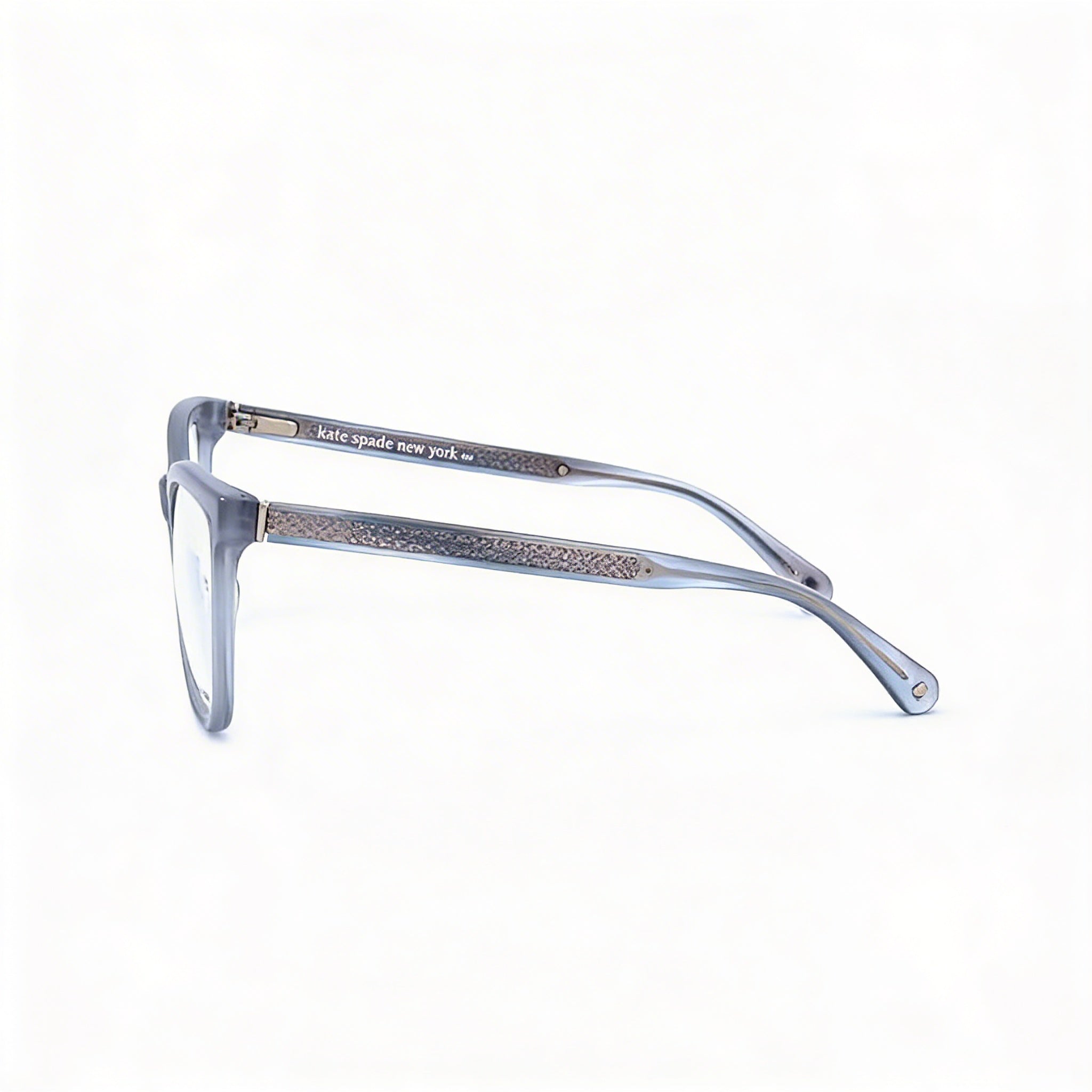 Gafas Kate Spade New York Sariyah de Acetato Azul para Mujer, Lentes de Demostración Transparentes, Aptas para Receta Médica 52mm, Photo 3