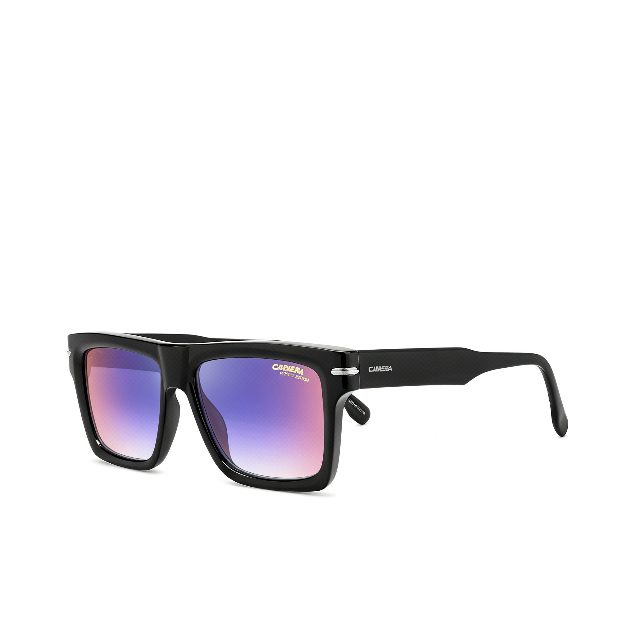 Gafas de sol unisex Carrera 305/S de plástico no polarizadas, montura negra con degradado azul y rojo, lentes con degradado azul y rojo, 54-17-150, Photo 1