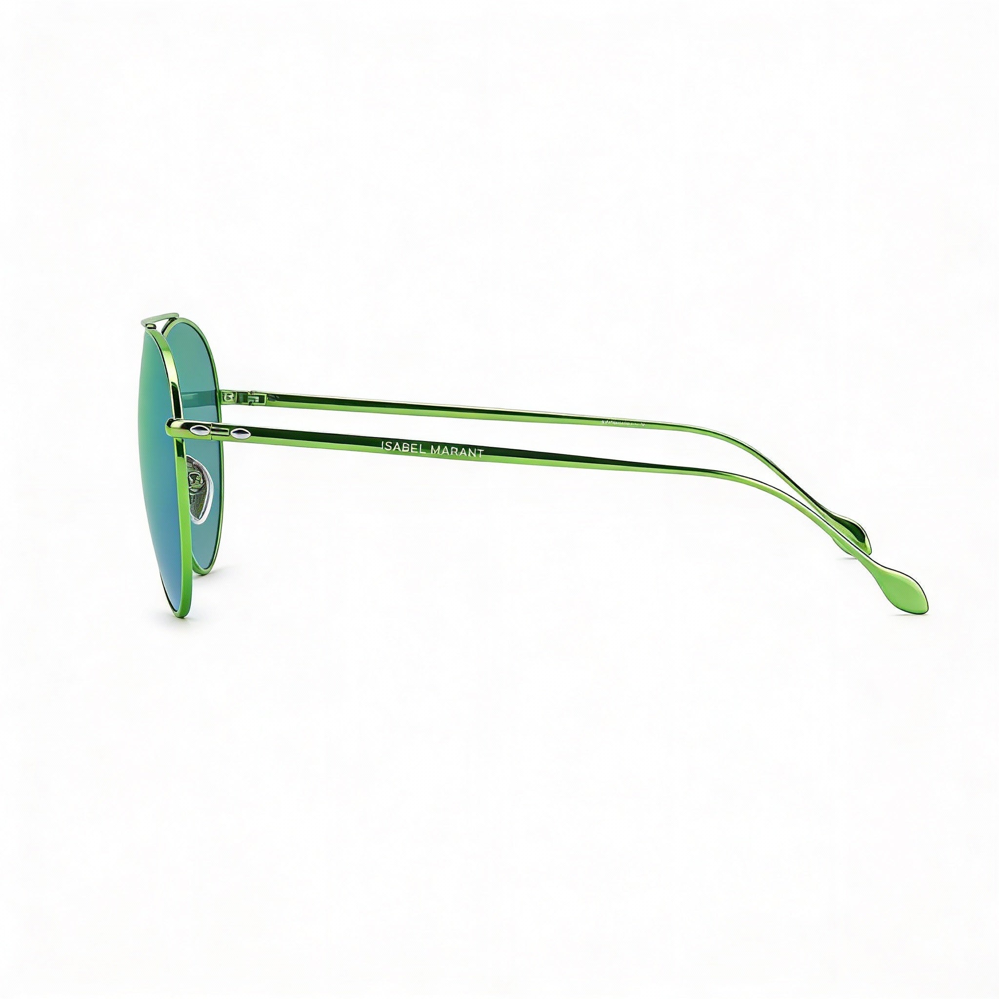Isabel Marant Im 0011/s Women's Casual Green Metal Frame Green Multilayer Polycarbonate Lens Sunglasses 60mm, Photo 3