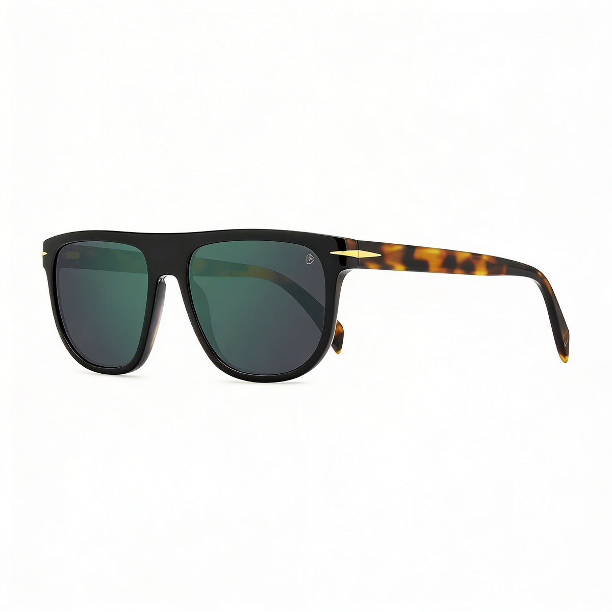David Beckham DB 7111/S Black Square Sunglasses for Men, 56mm, Photo 3