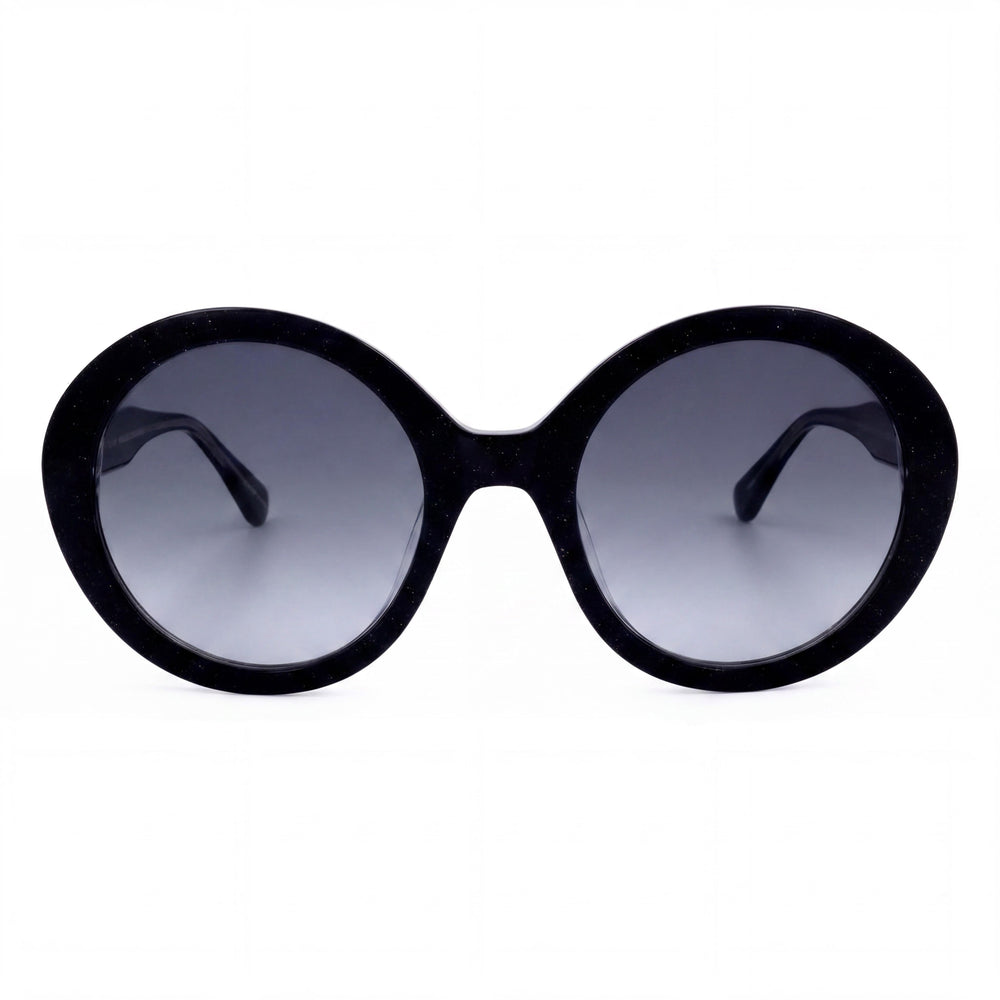 Kate Spade New York Seasonal Black Grey Sunglasses for Women, 55mm