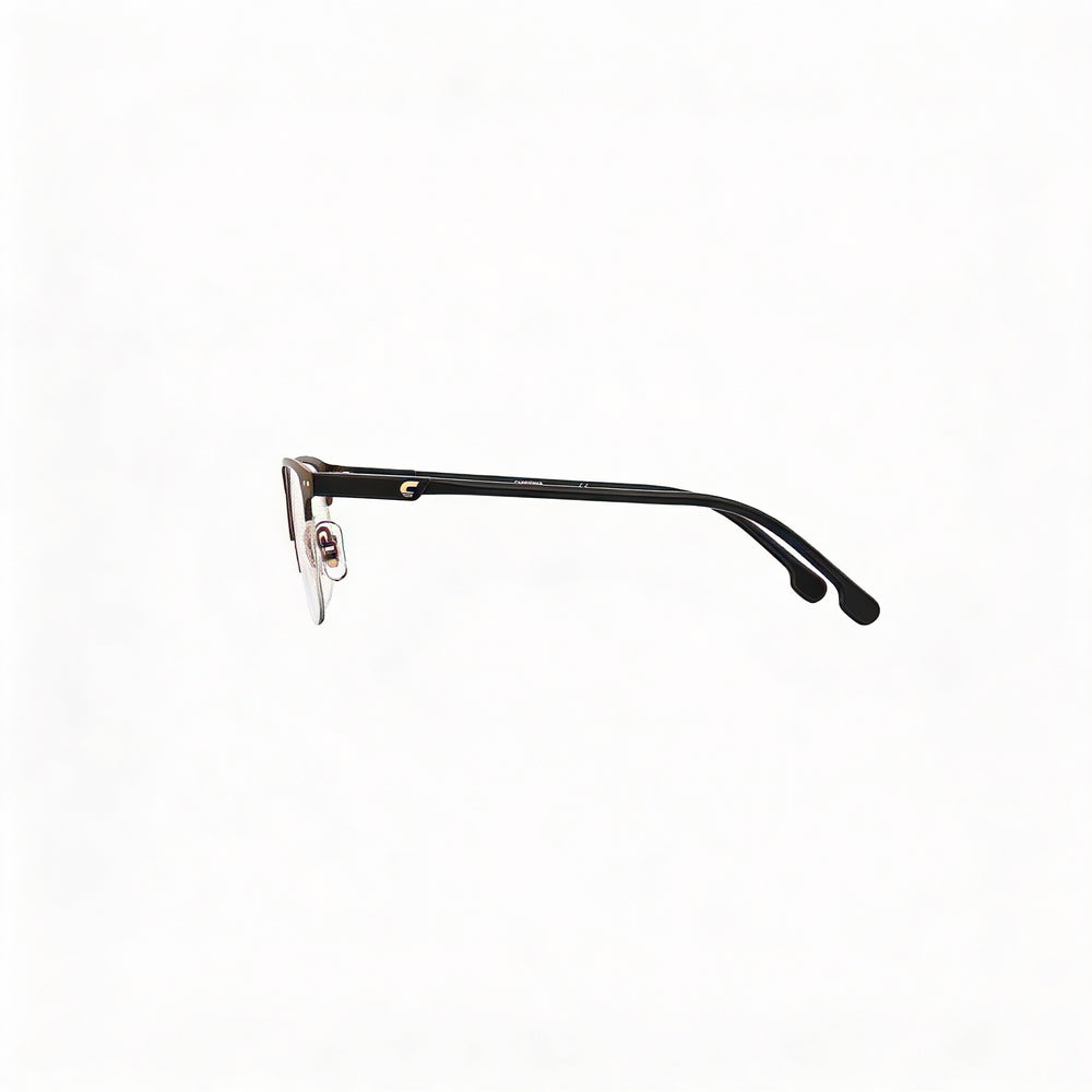 Carrera CARRERA 2019T Unisex Brown Stainless Steel Square Semi-Rimless Non- Eyeglasses 50mm