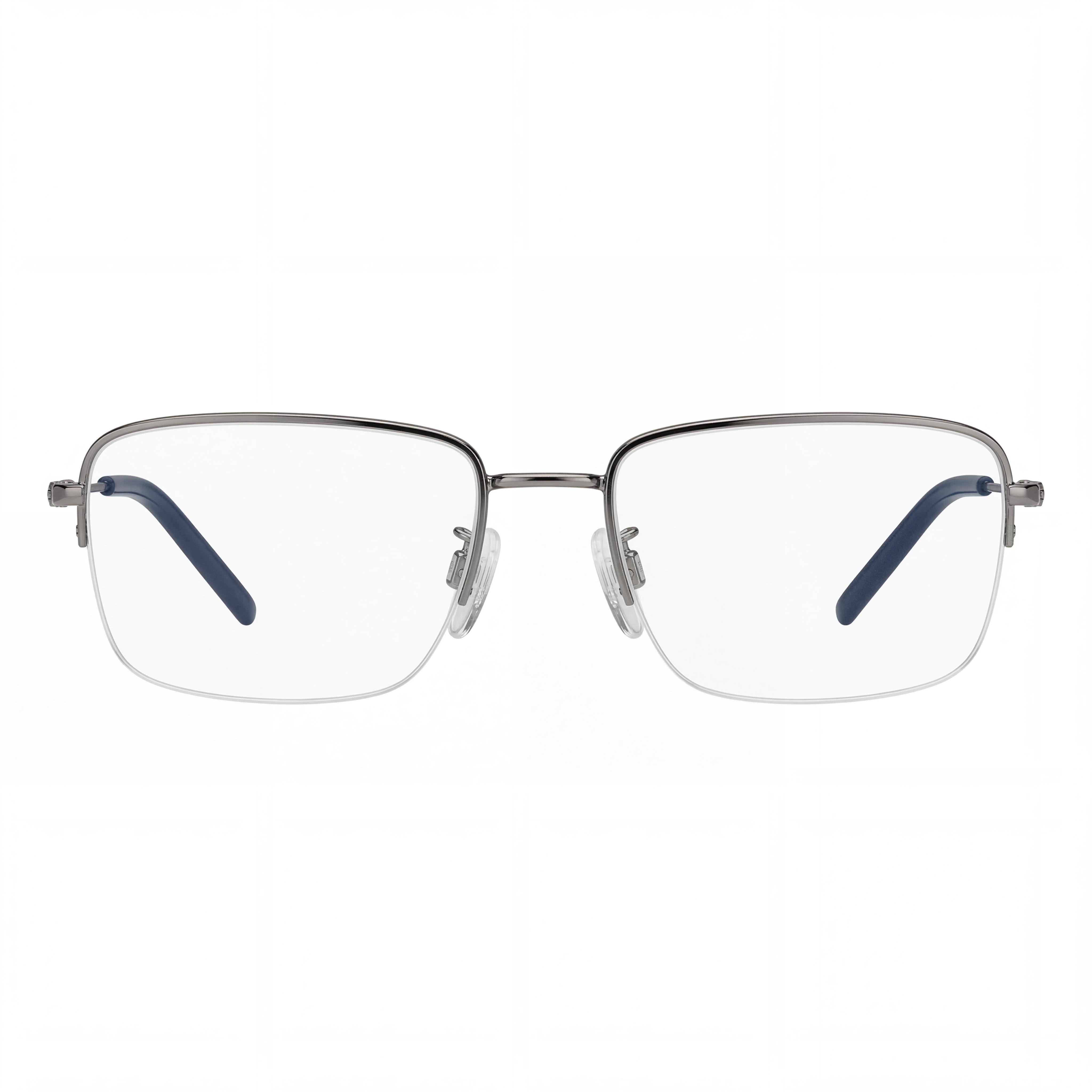Gafas ópticas Tommy Hilfiger para hombre de aleación de acero y rutenio, lentes de 56 mm, puente de 19 mm y patillas de 145 mm, Photo 2