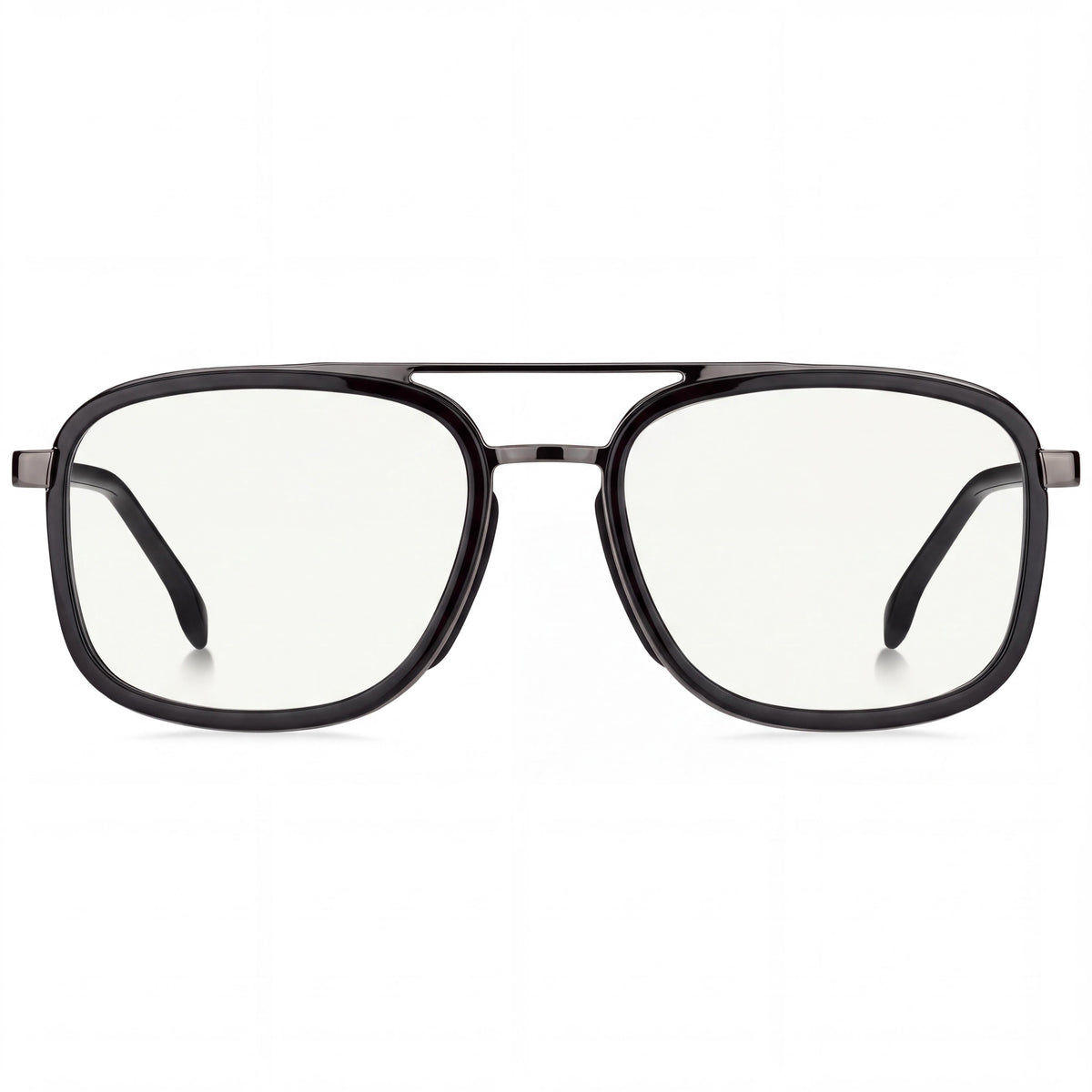 Hugo Boss Boss 1255 Unisex Eyeglasses with Metal Frame in Black Dark Ruthenium, 54mm Lens Width, Photo 2