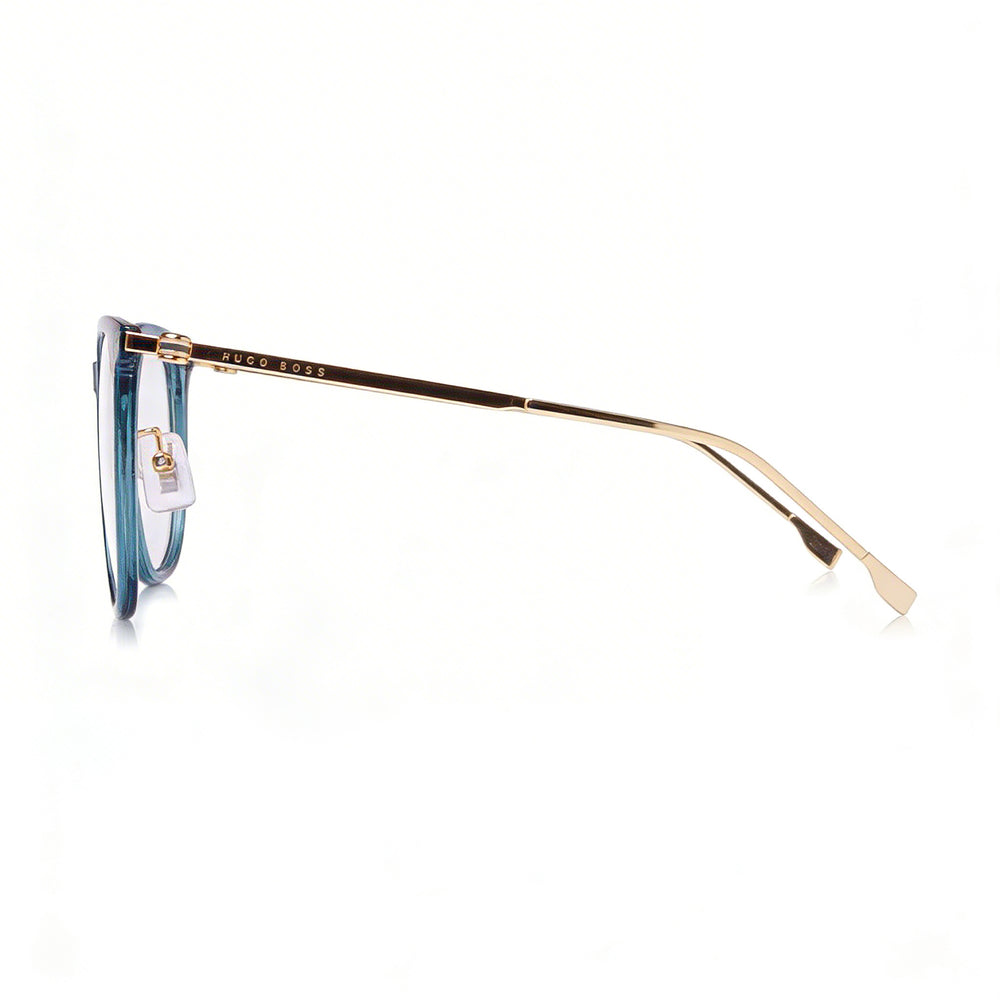 Gafas Ópticas Hugo Boss 1360/f de Estilo Moderno de Propionato Azul Unisex, Tamaño de Lente de 52 mm
