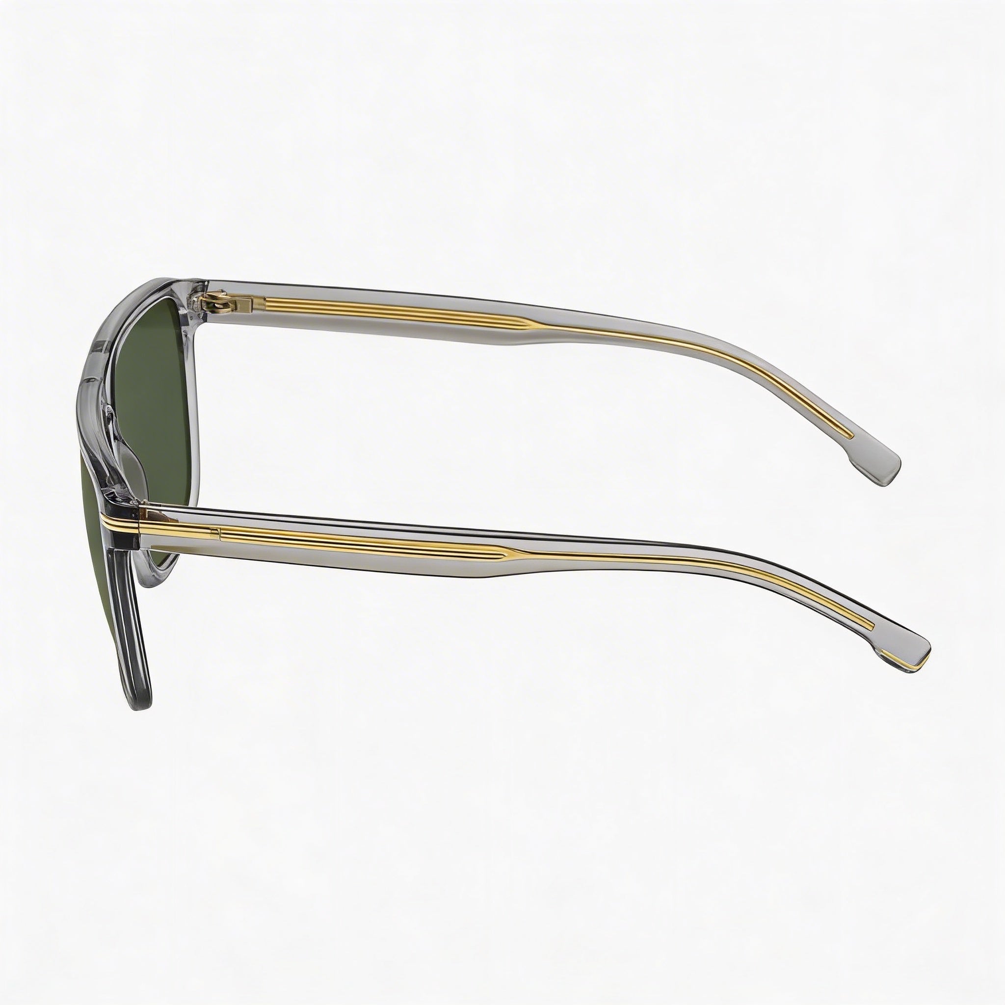 Hugo Boss Style & Expression Women's Grey Green Ecological Oil Sunglasses with Grey Non-Polarized UV Protected Lenses 56-17-145, Photo 3