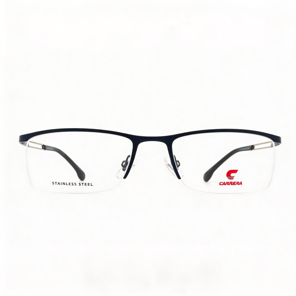 Carrera Modern Women's Matte Blue Alloy Steel Frame Sunglasses with Polycarbonate Lens, 54mm