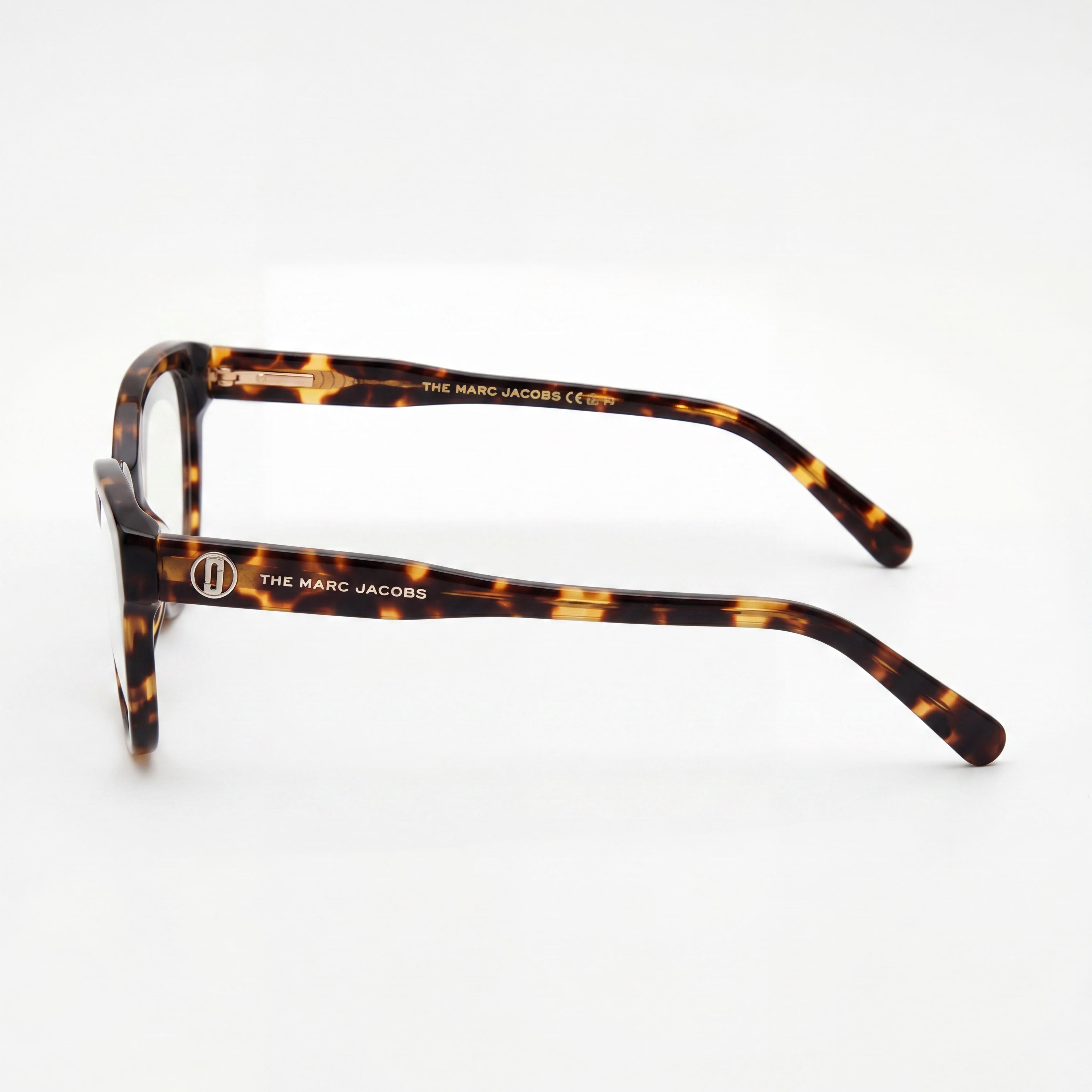 Marc Jacobs Modern Women's Acetate Frame Sunglasses in Havana with Non-polarized Polycarbonate Lenses, 52mm Lens Width, Photo 2