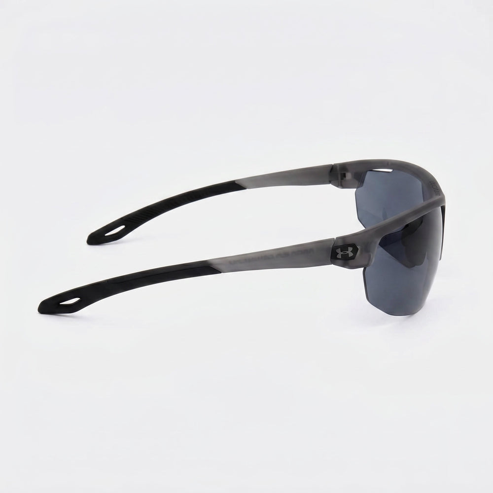 Under Armour Classic Unisex Sunglasses, Grey Polycarbonate Frame, Grey Non-Polarized Lenses, UV Protection, 71mm