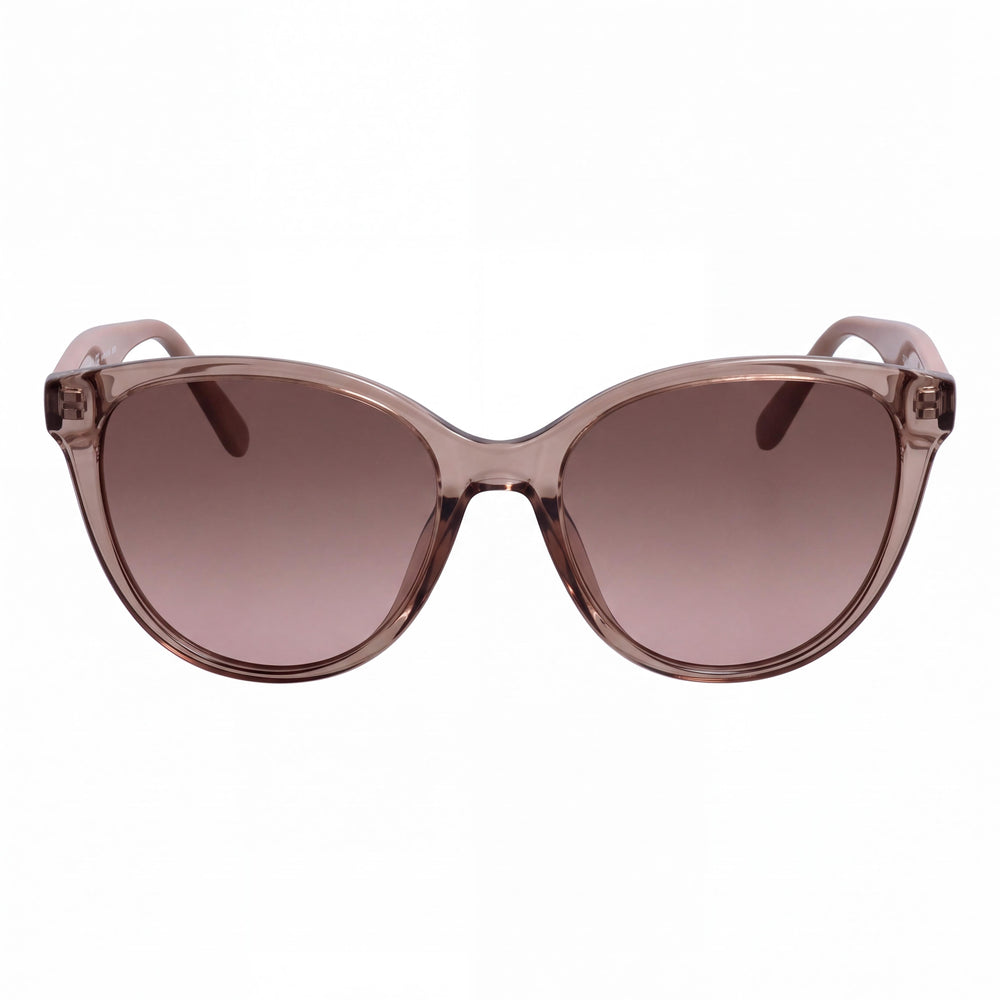 Salvatore Ferragamo SF1073S Women's Beige Plastic Cat Eye Frame Sunglasses with Beige UV Protected Lenses 54mm
