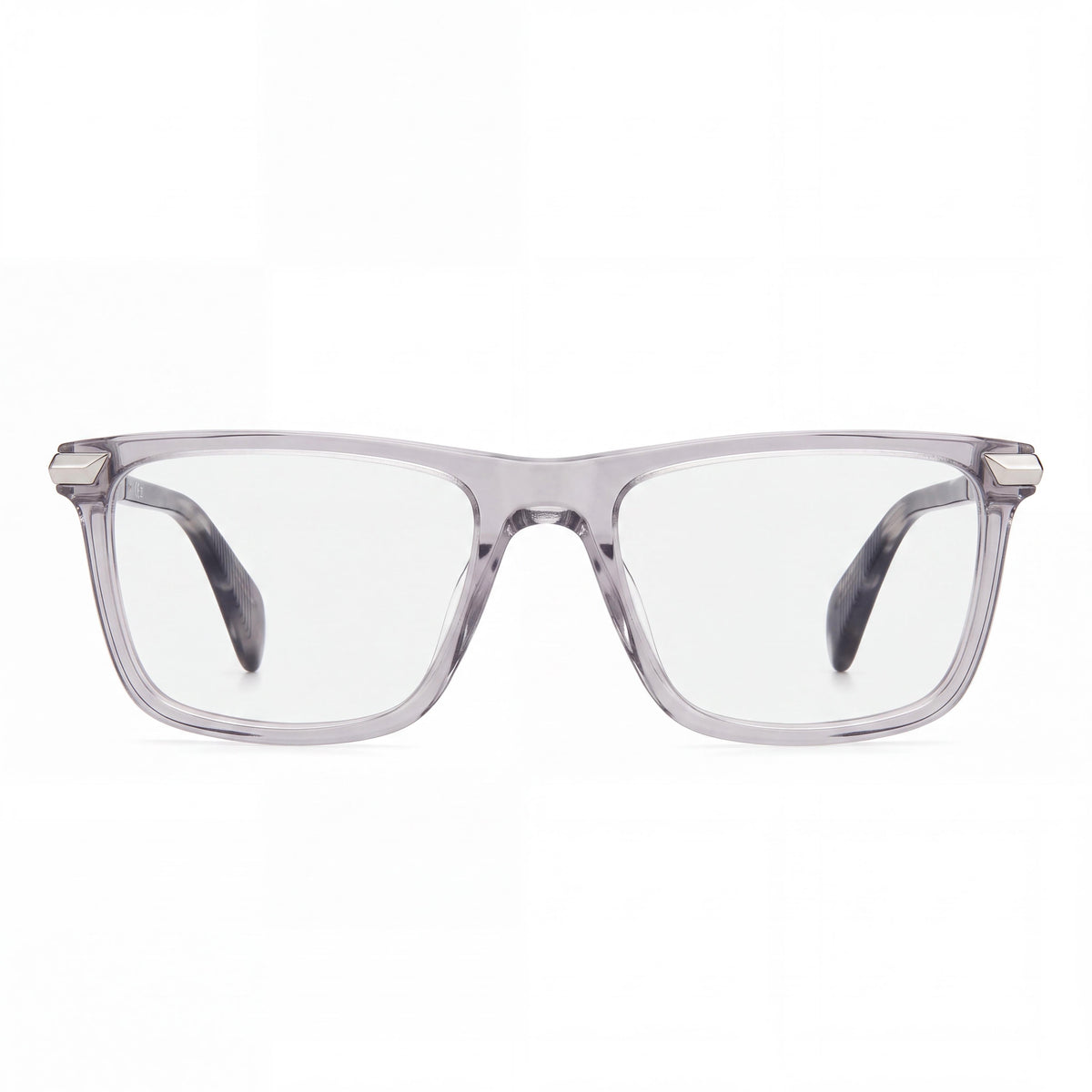 Gafas de sol modernas para hombre rag & bone con montura de acetato gris y lentes de policarbonato grises, ancho de lente 53 mm, Photo 2