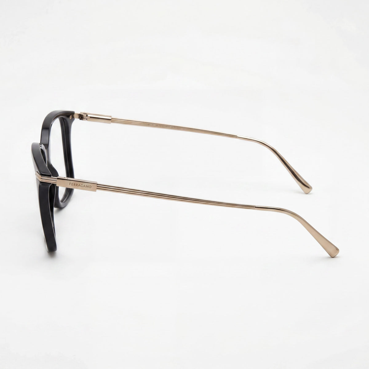 Salvatore Ferragamo Sf2992 Men's Black Acetate Frame with Black Polycarbonate Lenses Optical Eyeglasses 53mm, Photo 2