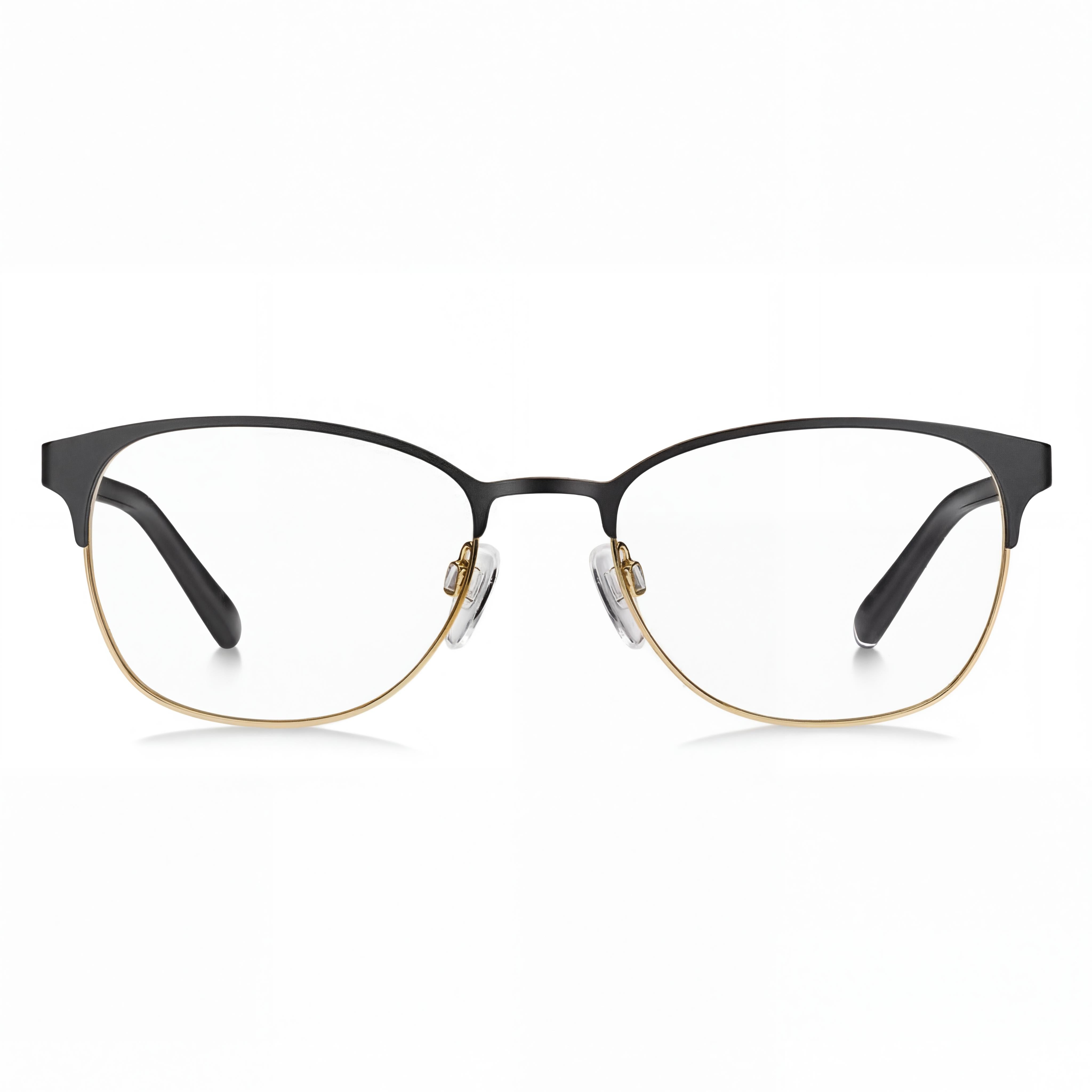 Monturas ópticas Tommy Hilfiger Th 1749 para mujer de acero aleado negro mate de 53 mm - Lentes de demostración transparentes, listas para graduar, Photo 2