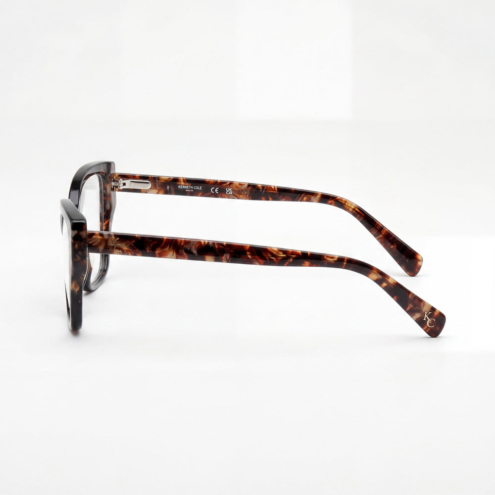 Kenneth Cole New York Classic Unisex Eyewear, Shiny Bordeaux Frame, Multicolor Lenses 54-15-145