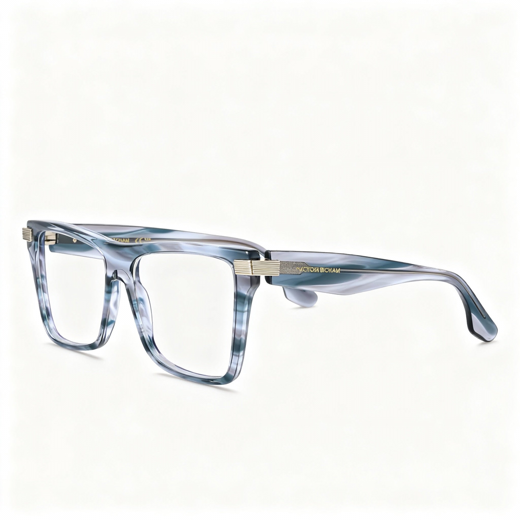 Victoria Beckham Vb2677 Women's Acetate Ophthalmic Frames in Grey Horn, Square Shape, 53-15-140