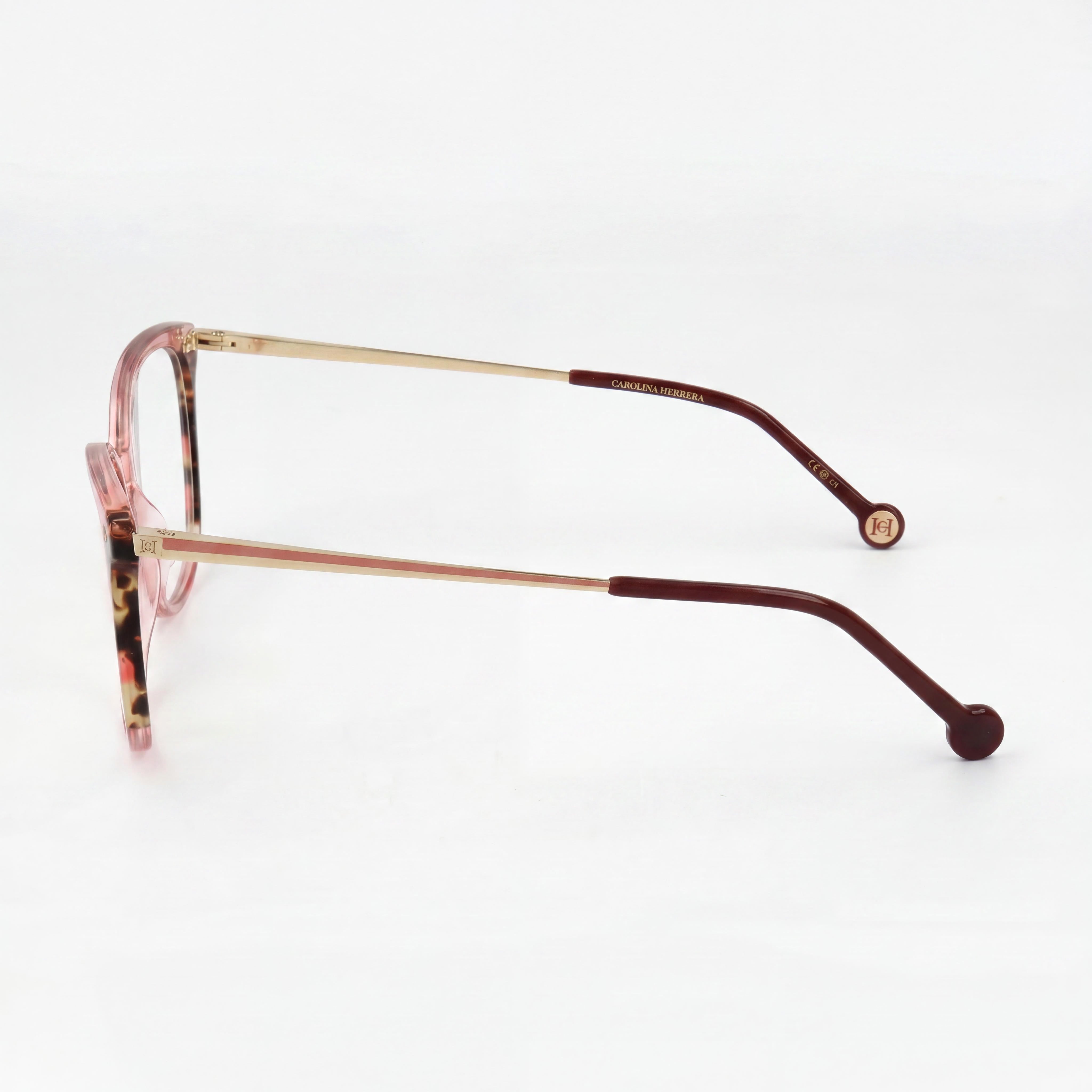 Carolina Herrera Her 0210 Women's Casual Pink Havana Light Acetate Non-polarised Sunglasses 54mm, Photo 3