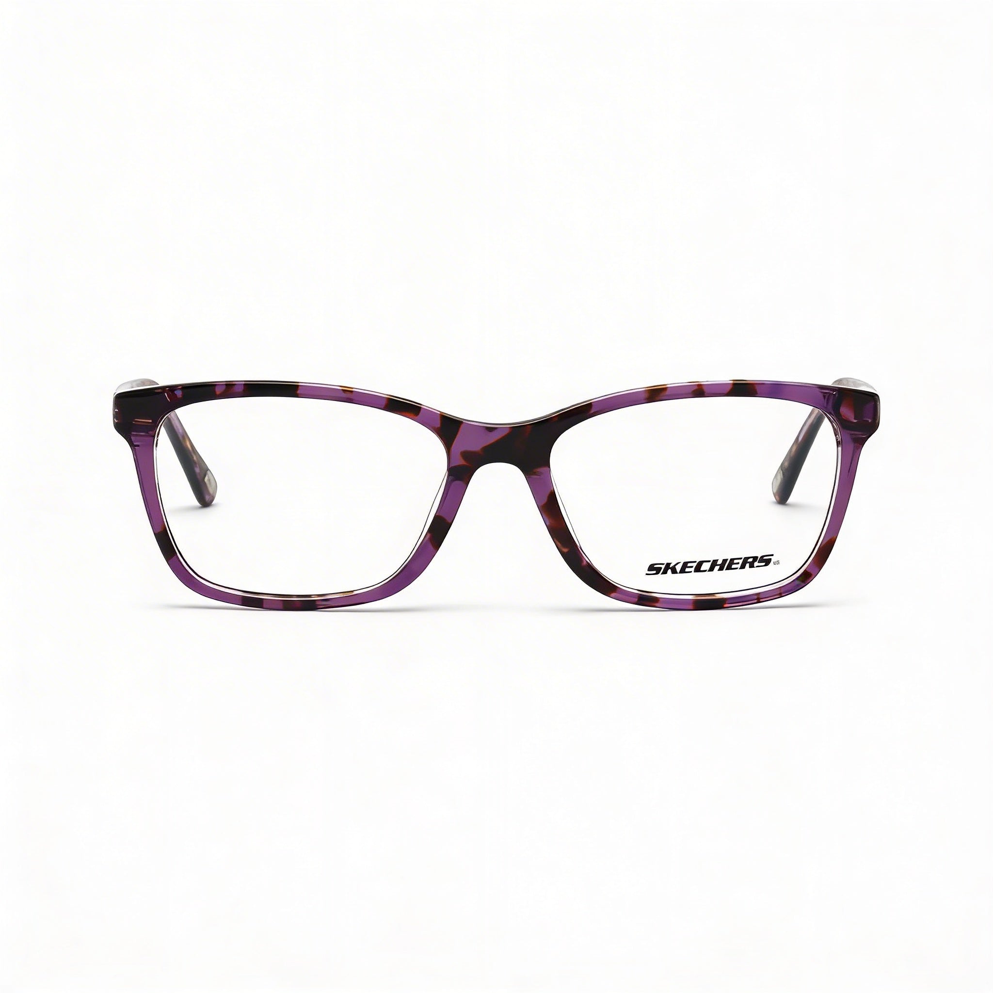 Skechers Se2154 Unisex Violet Plastic Frame Eyewear, Polycarbonate Lenses, Lens Width 53mm, Photo 2
